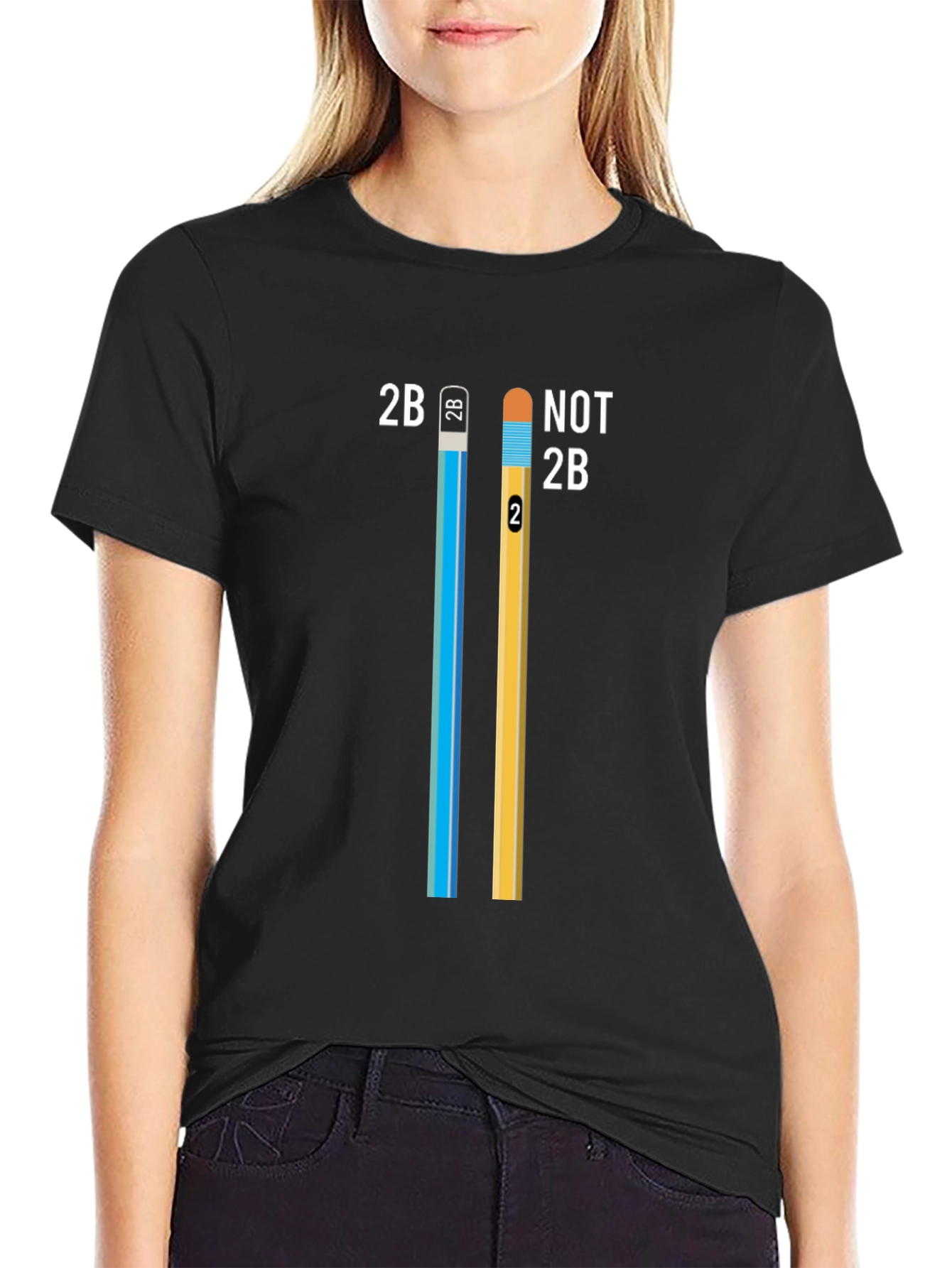 2B Not 2B Pencil T-Shirt - Funny Creative Design