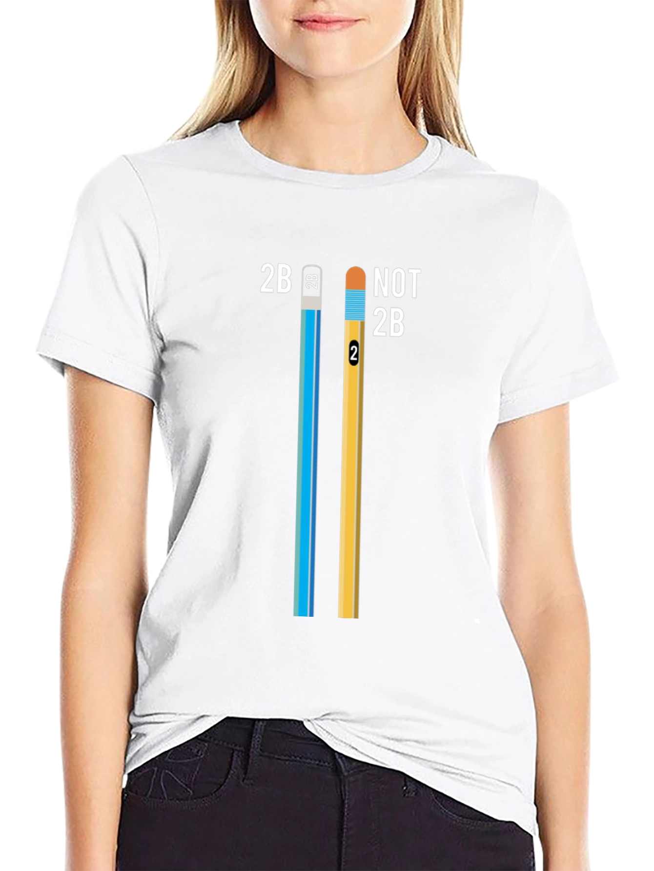 2B Not 2B Pencil T-Shirt - Funny Creative Design