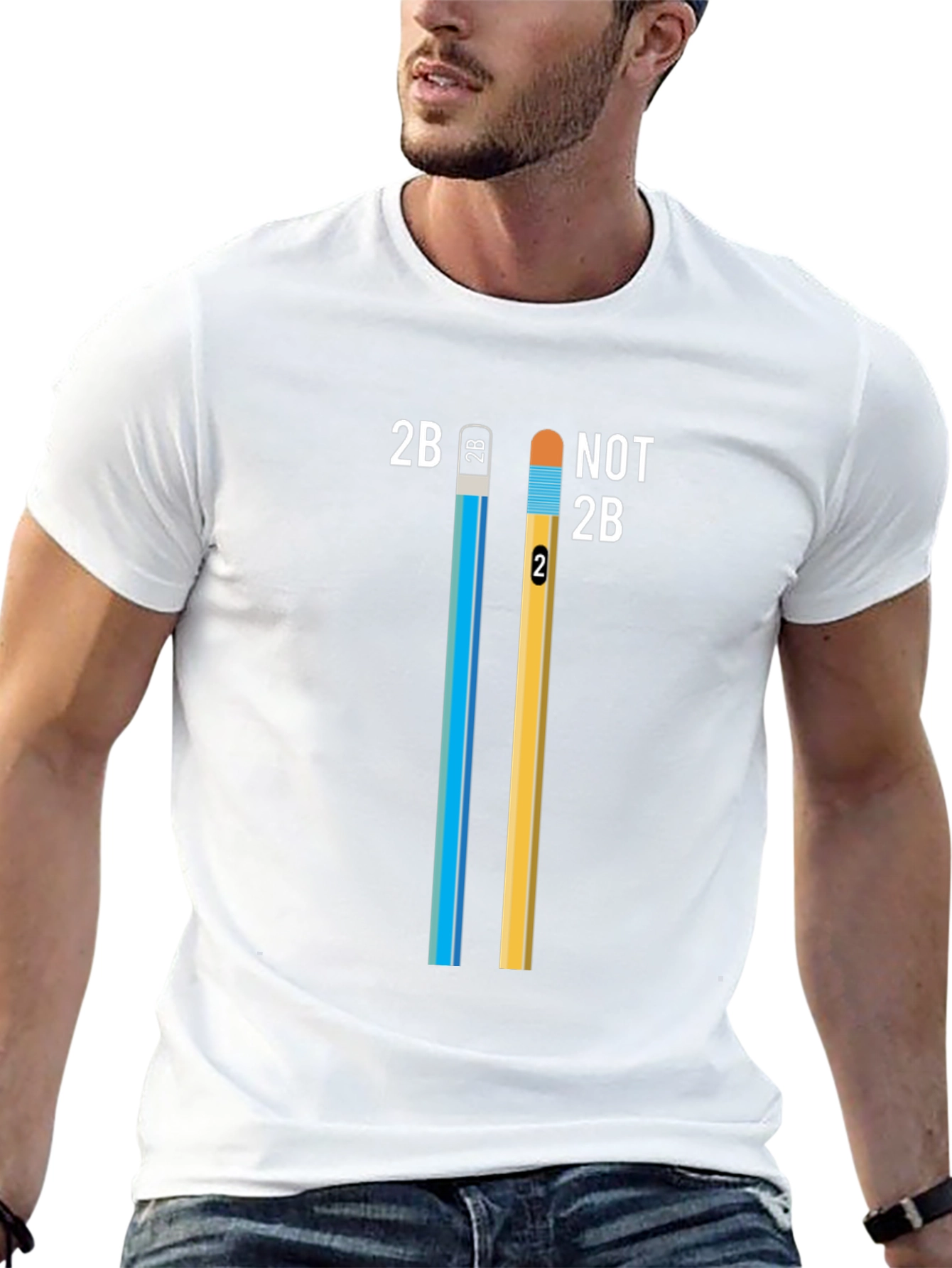 2B Not 2B Pencil T-Shirt - Funny Creative Design