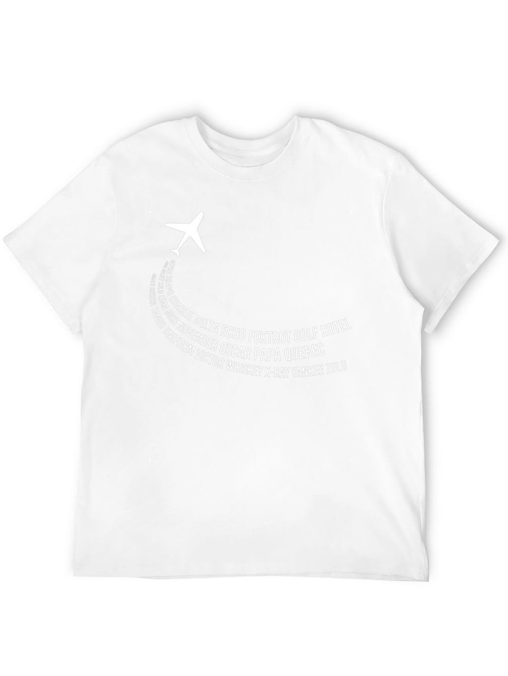 Aviation Alphabet T-Shirt - Pilot Phrase Design