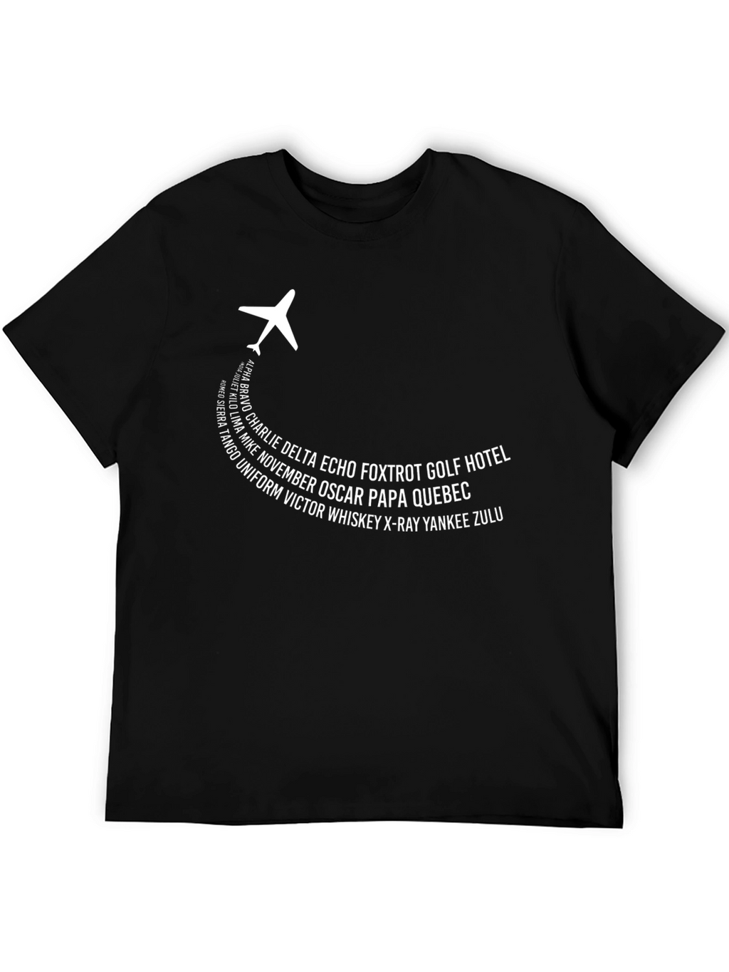 Aviation Alphabet T-Shirt - Pilot Phrase Design