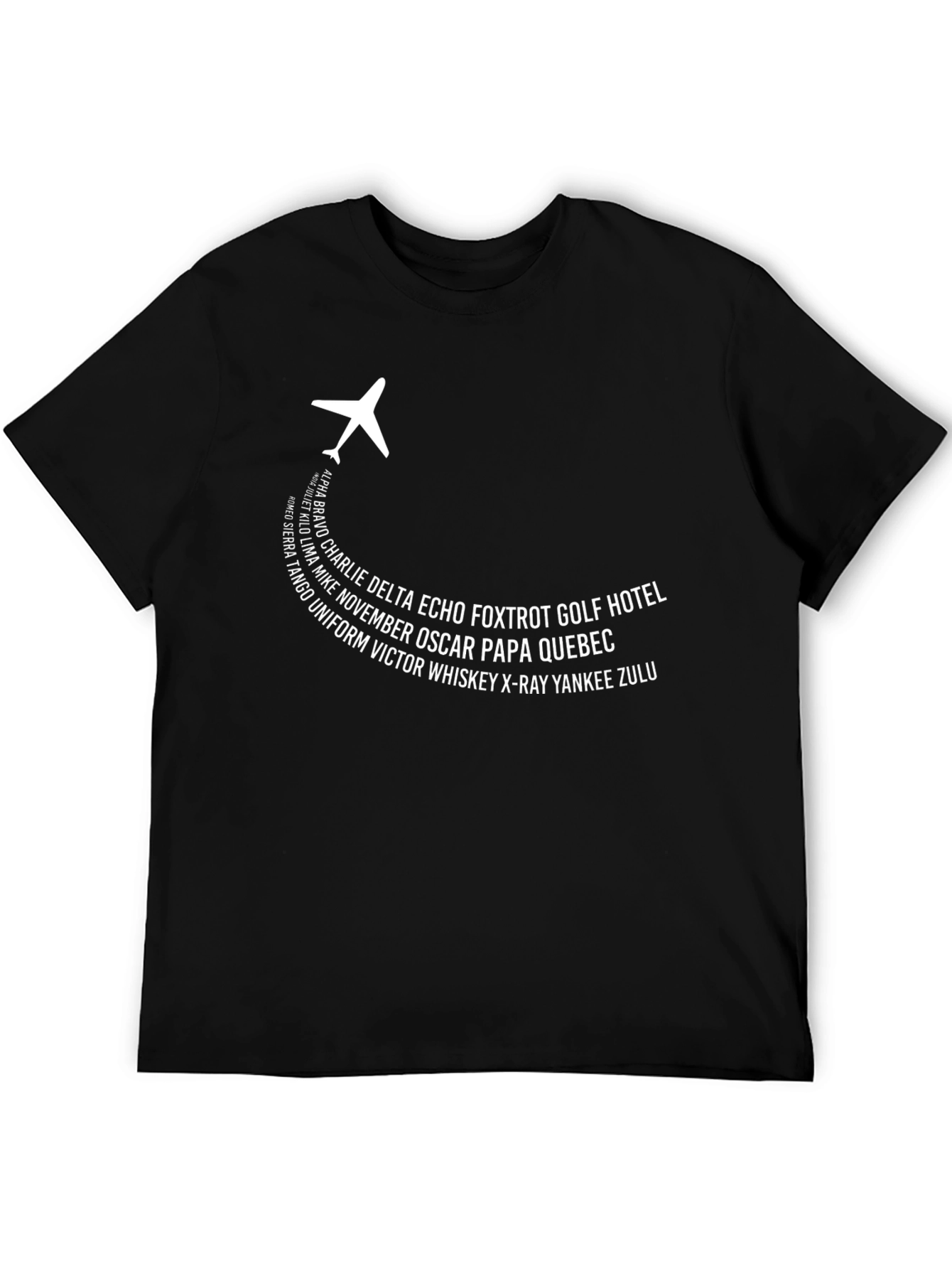 Aviation Alphabet T-Shirt - Pilot Phrase Design