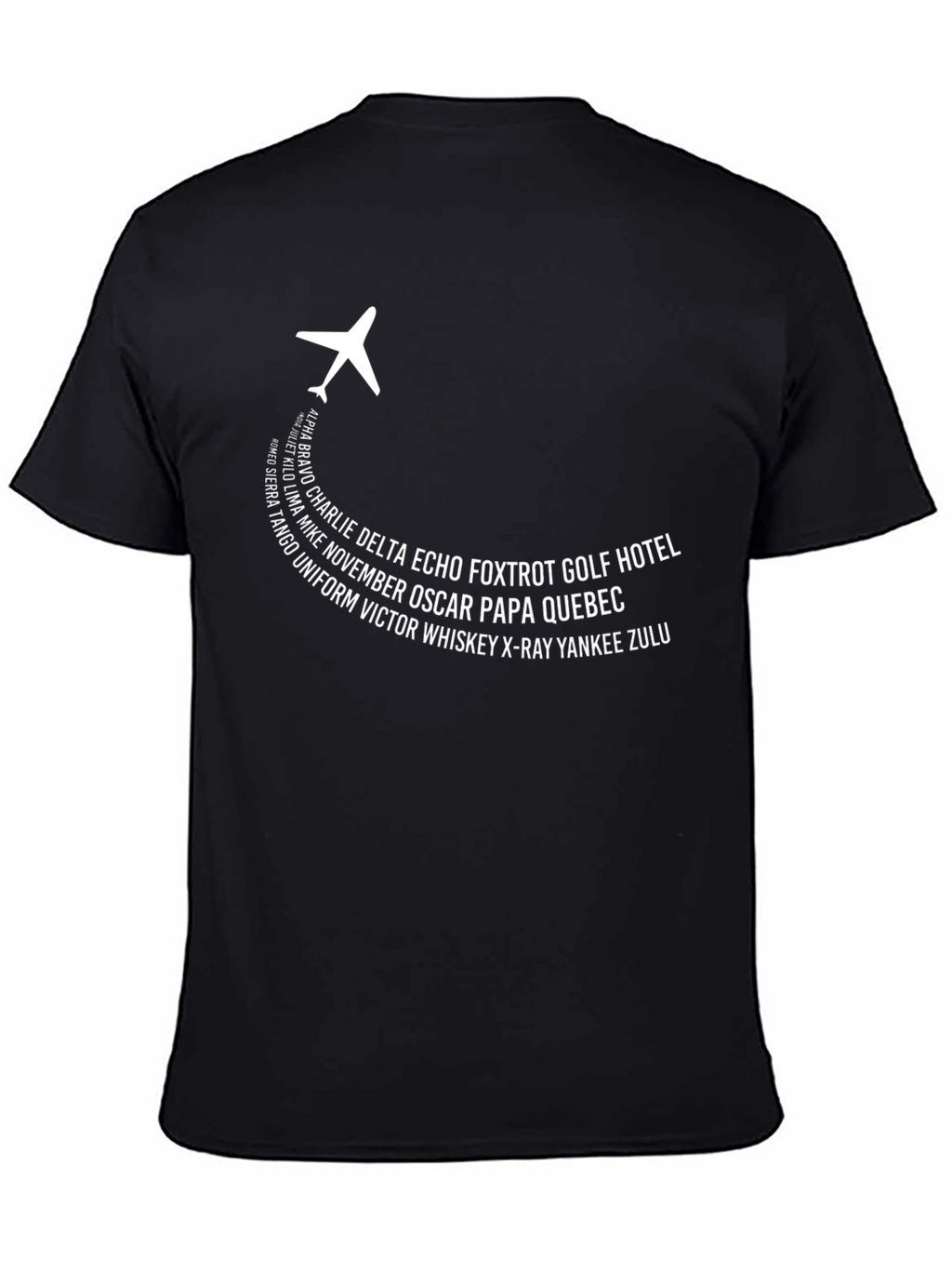 Aviation Alphabet T-Shirt - Pilot Phrase Design