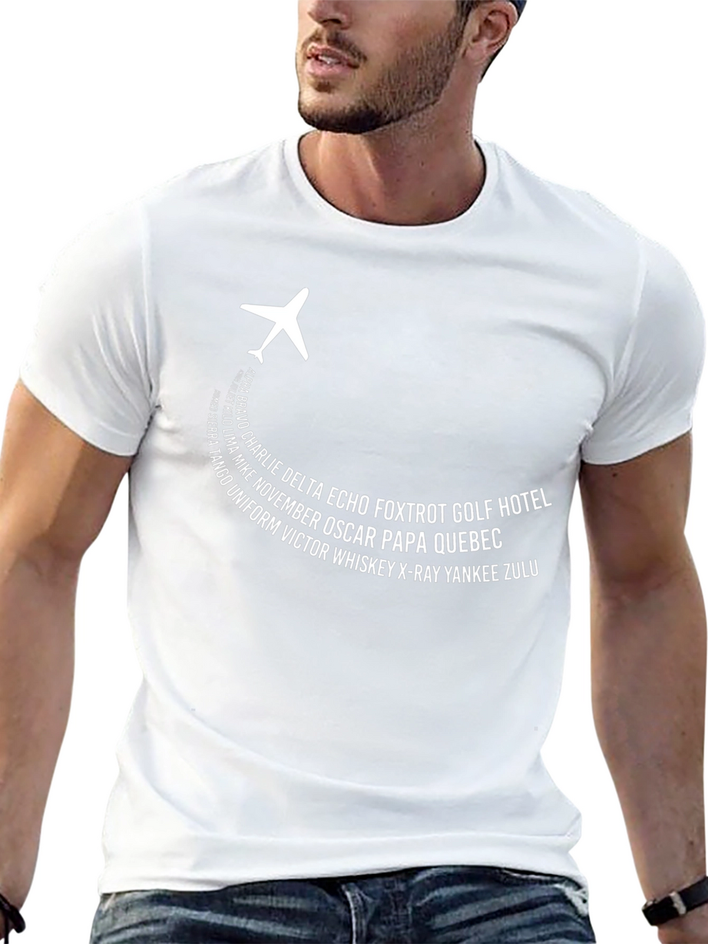Aviation Alphabet T-Shirt - Pilot Phrase Design