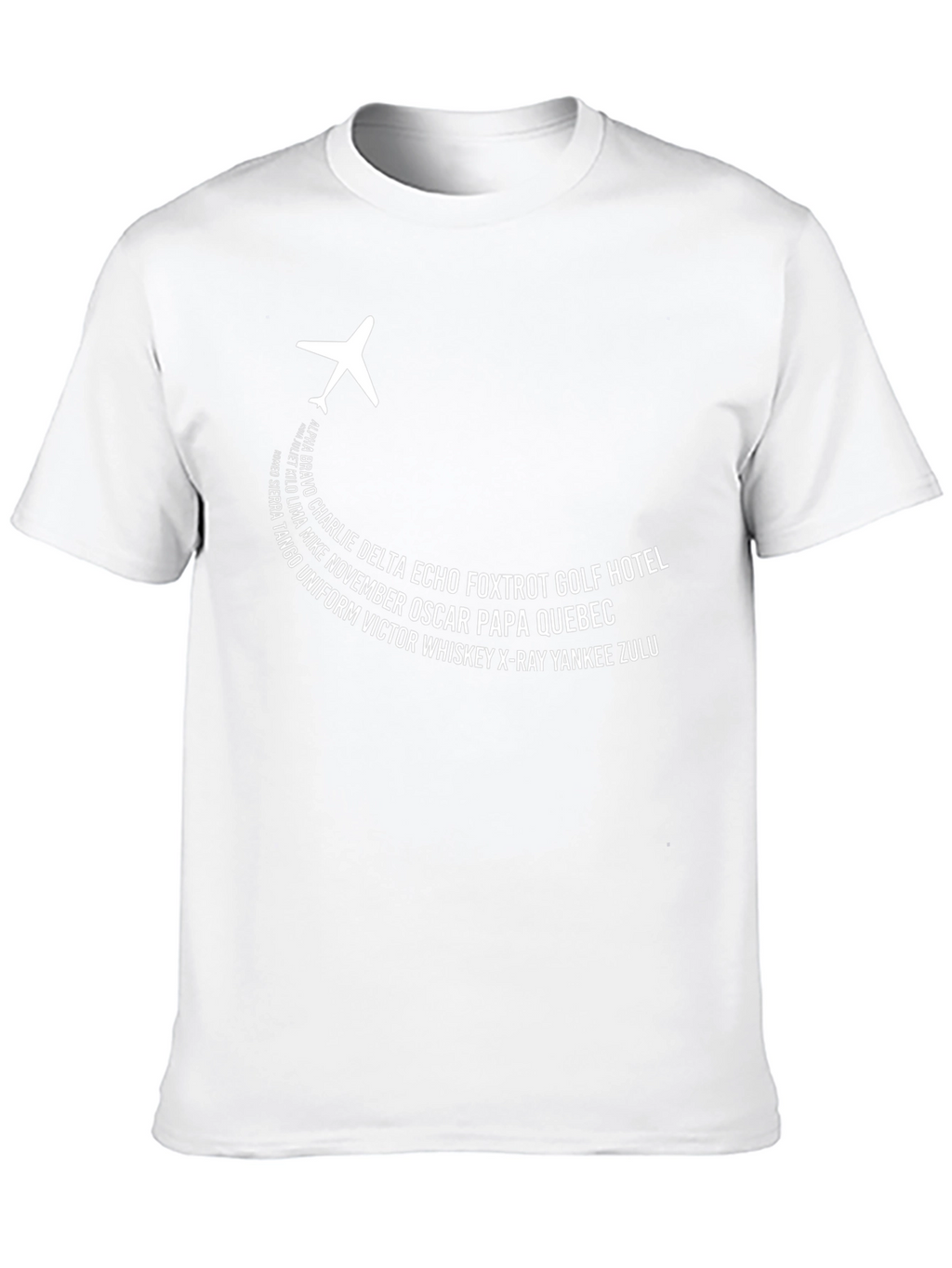 Aviation Alphabet T-Shirt - Pilot Phrase Design