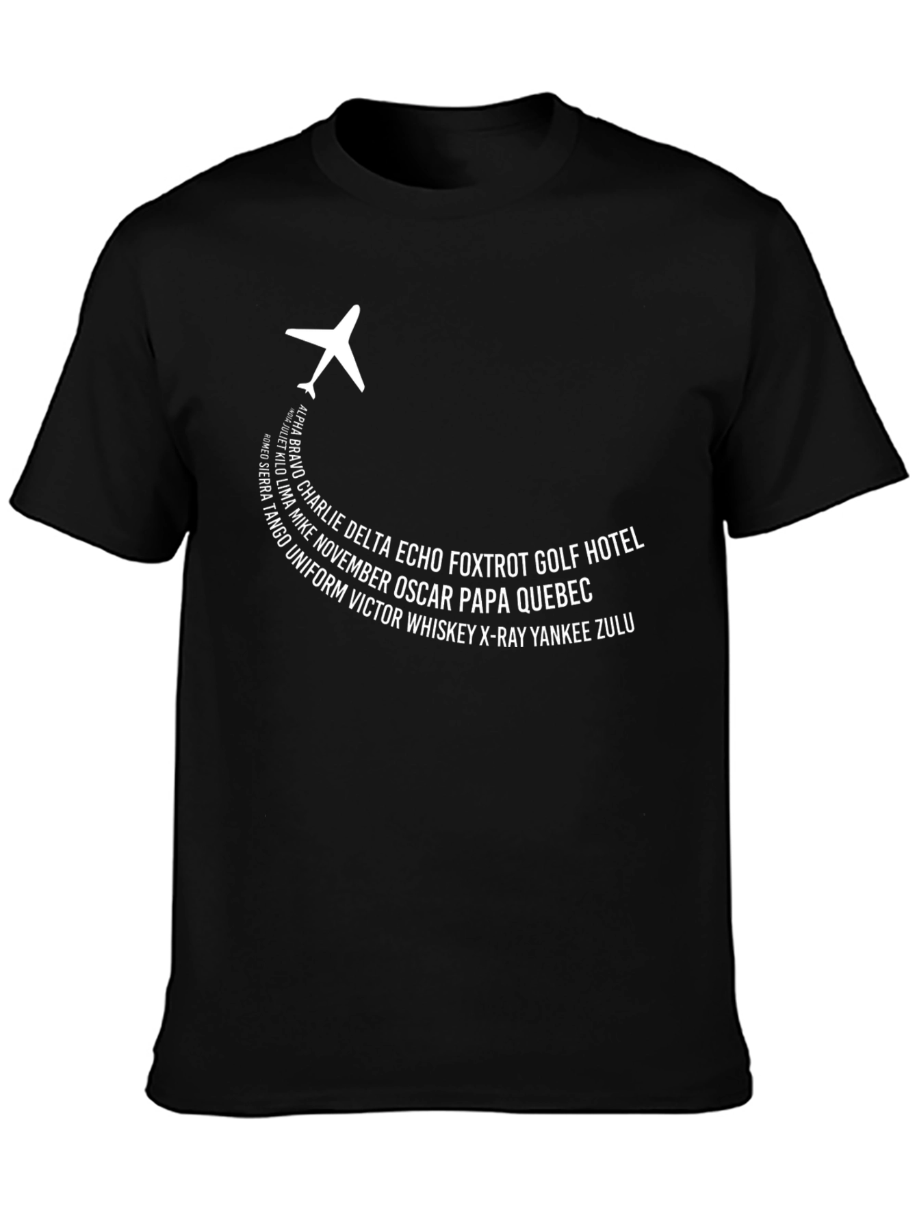 Aviation Alphabet T-Shirt - Pilot Phrase Design