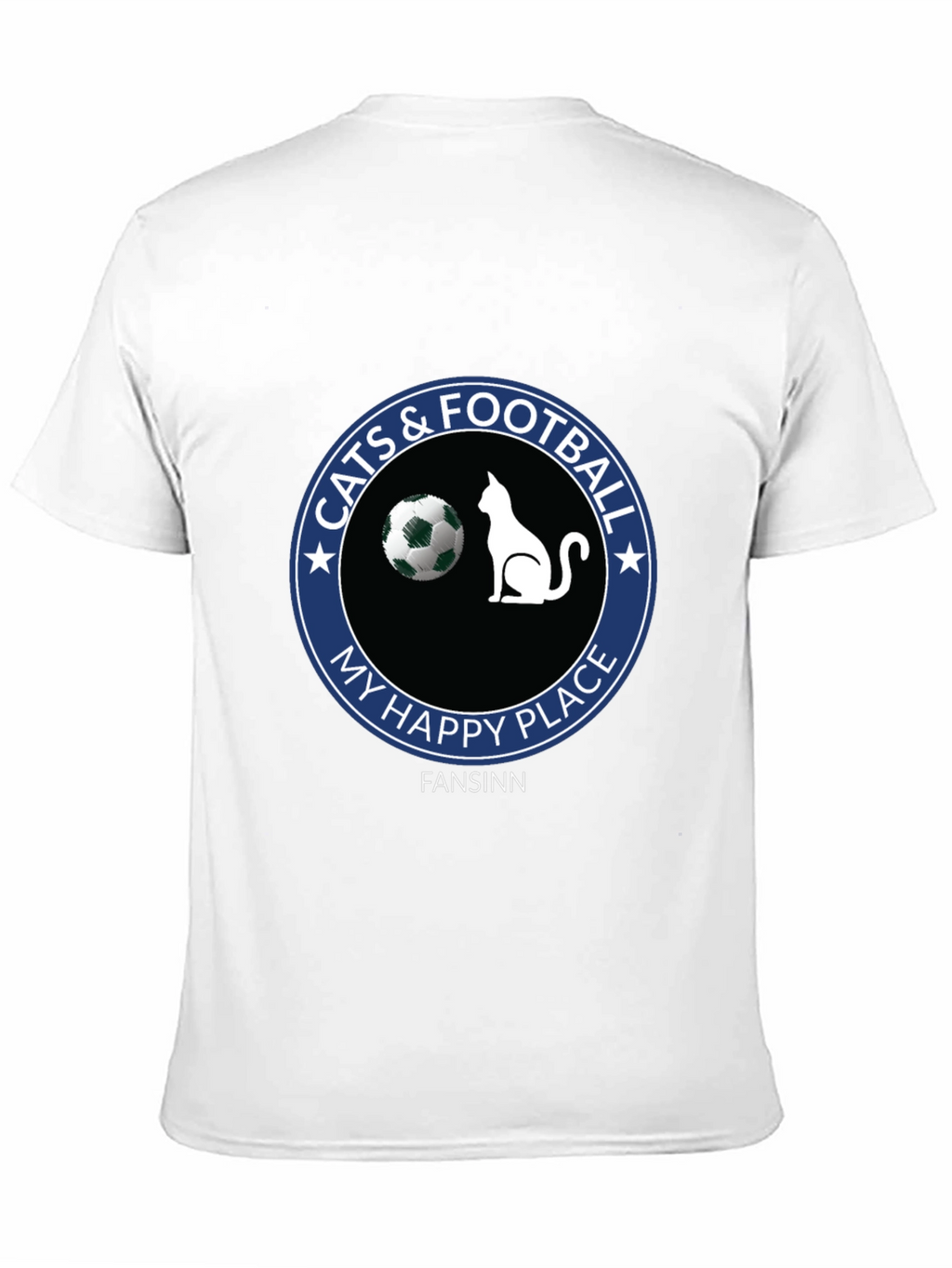 Cats & Football My Happy Place T-Shirt
