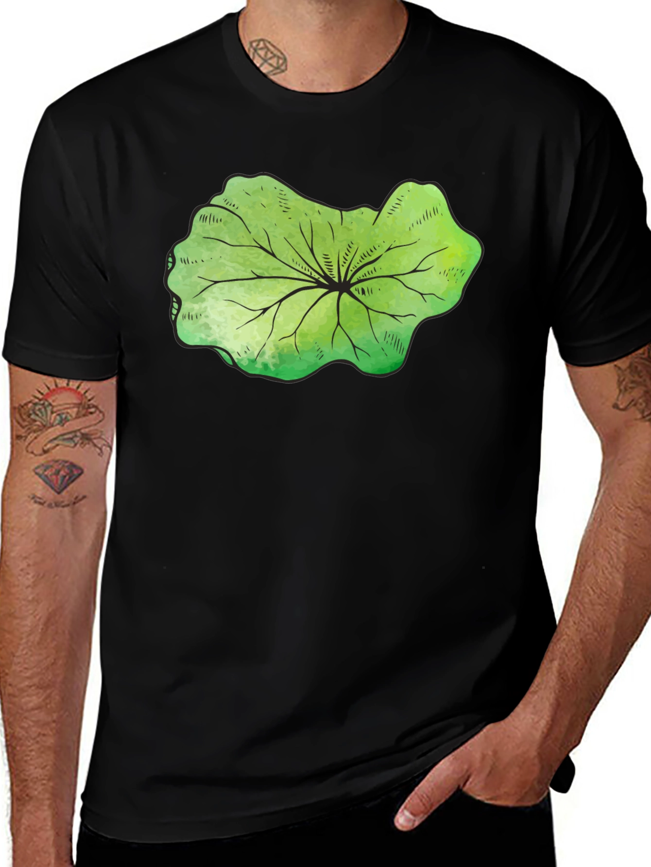 Leaf Graphic Tee - Modern Menswear