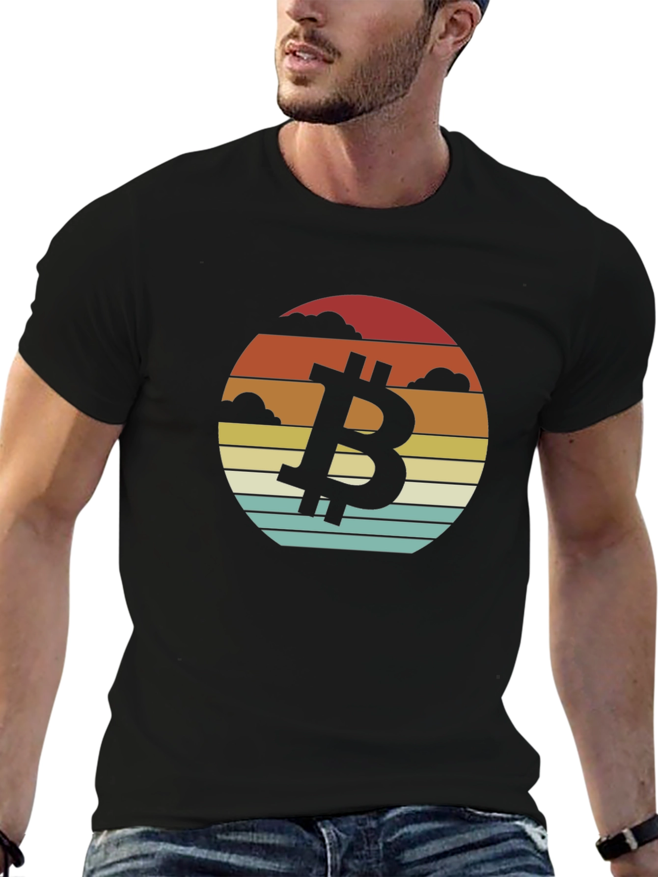 Bitcoin Sunset T-Shirt - Crypto Style