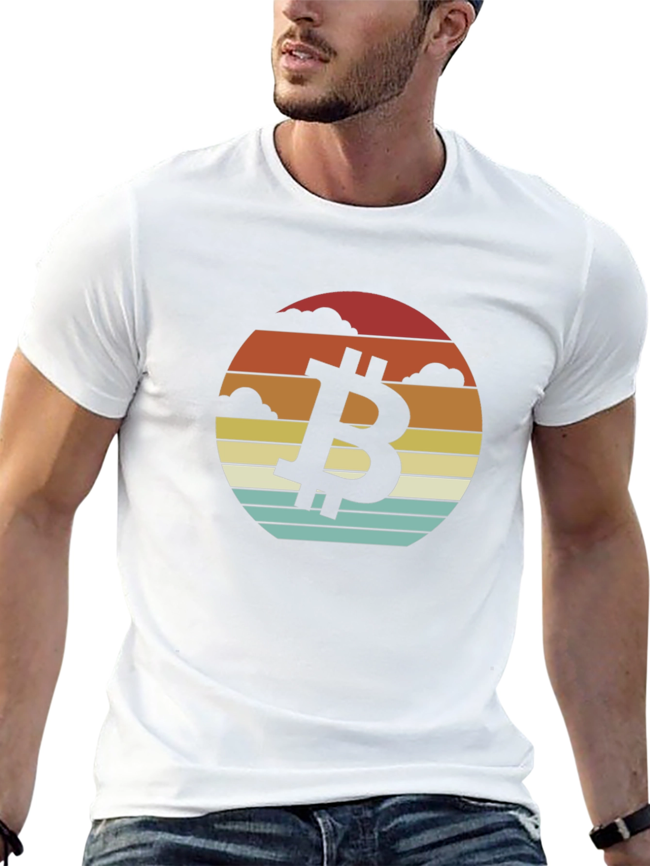 Bitcoin Sunset T-Shirt - Crypto Style