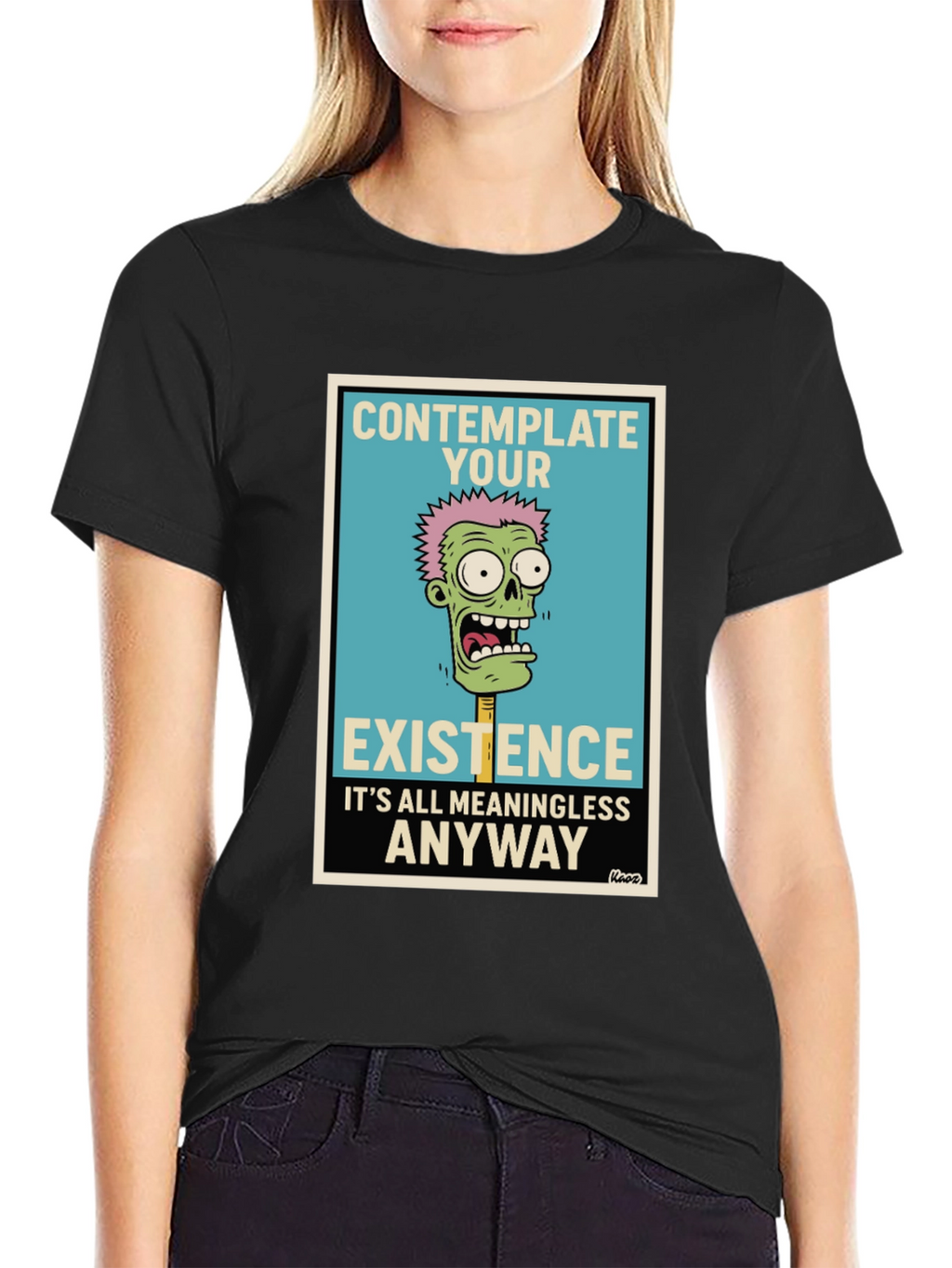 Contemplate Existence Graphic Tee