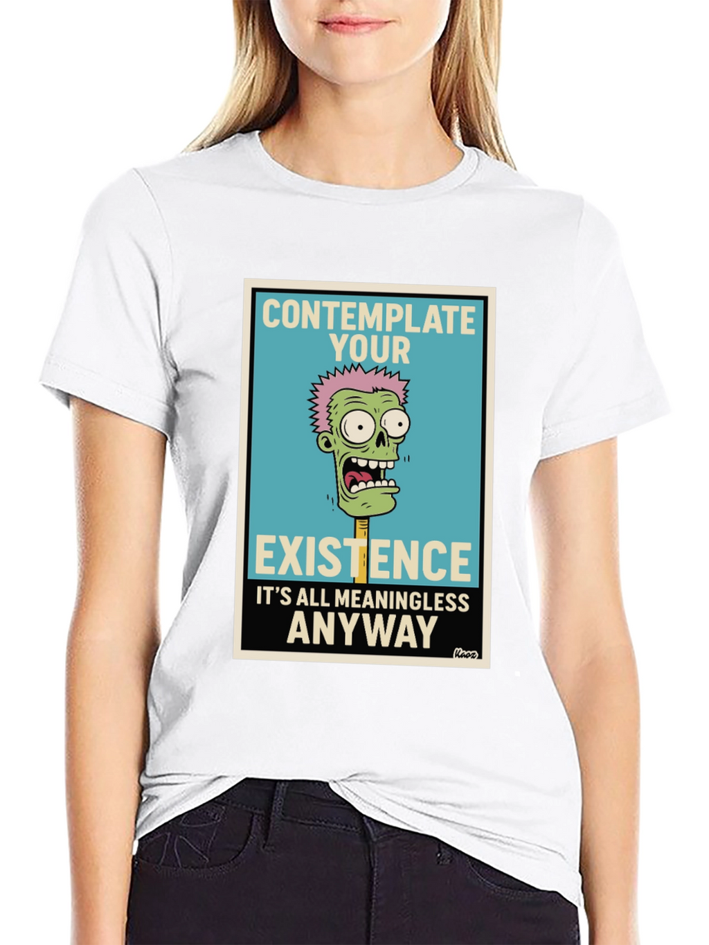 Contemplate Existence Graphic Tee