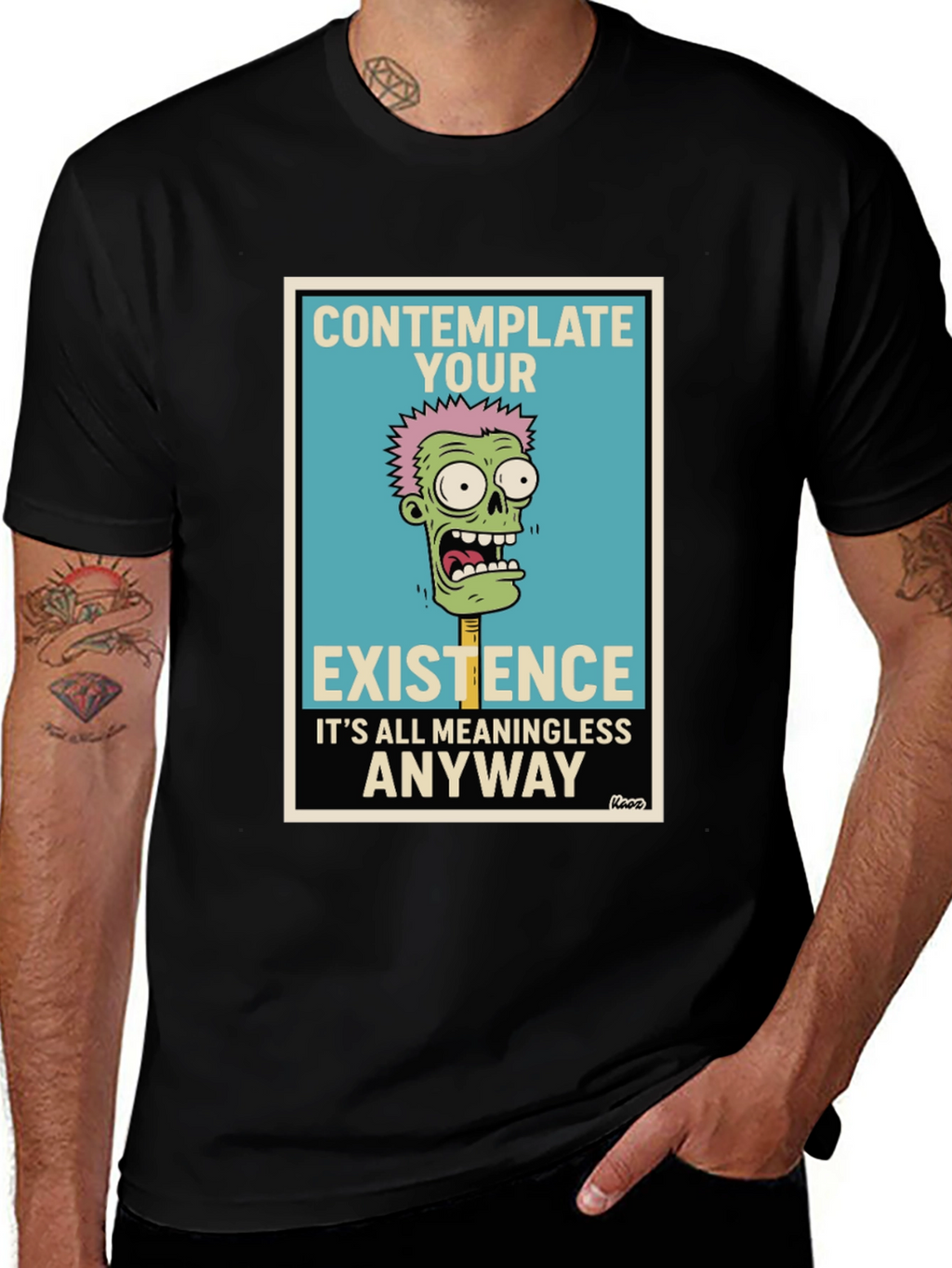 Contemplate Existence Graphic Tee