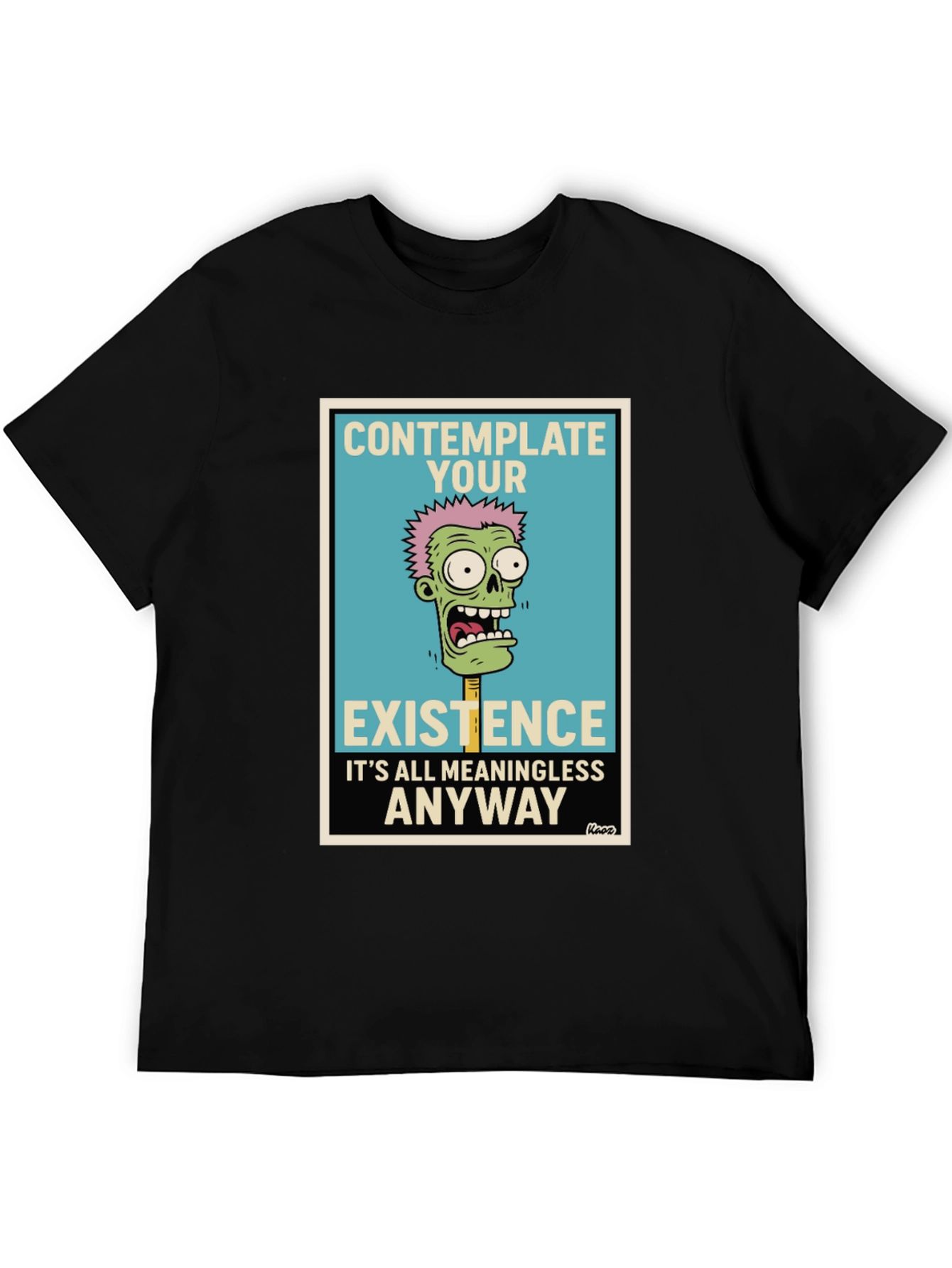 Contemplate Existence Graphic Tee