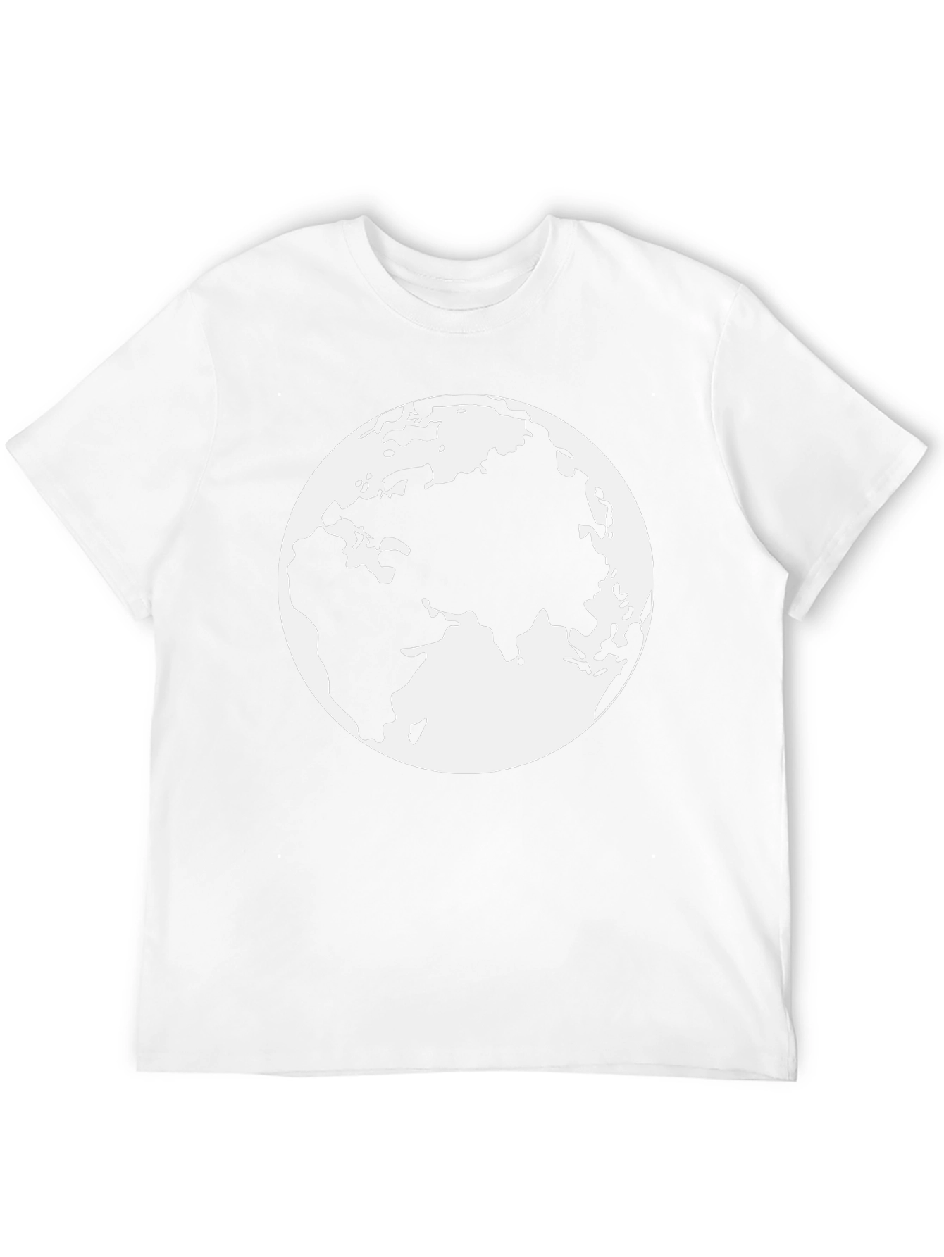 Earth Graphic Tee - Modern Globe Print Shirt