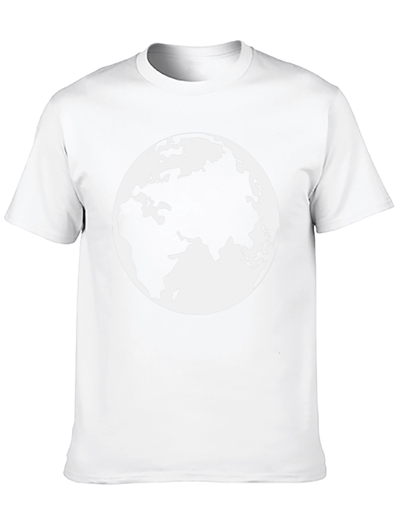 Earth Graphic Tee - Modern Globe Print Shirt