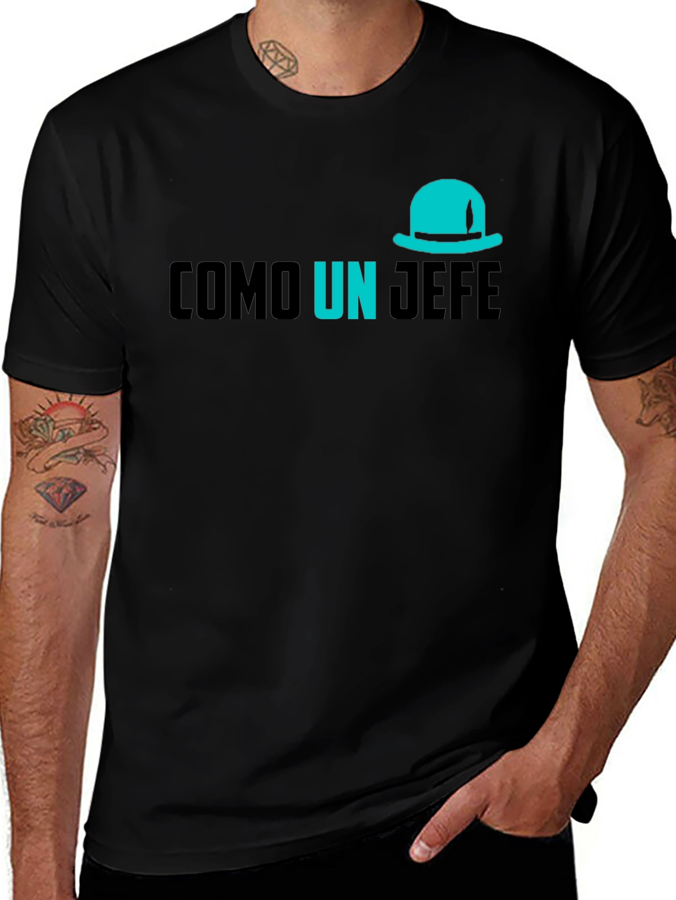 Como Un Jefe T-Shirt - Black Graphic Tee