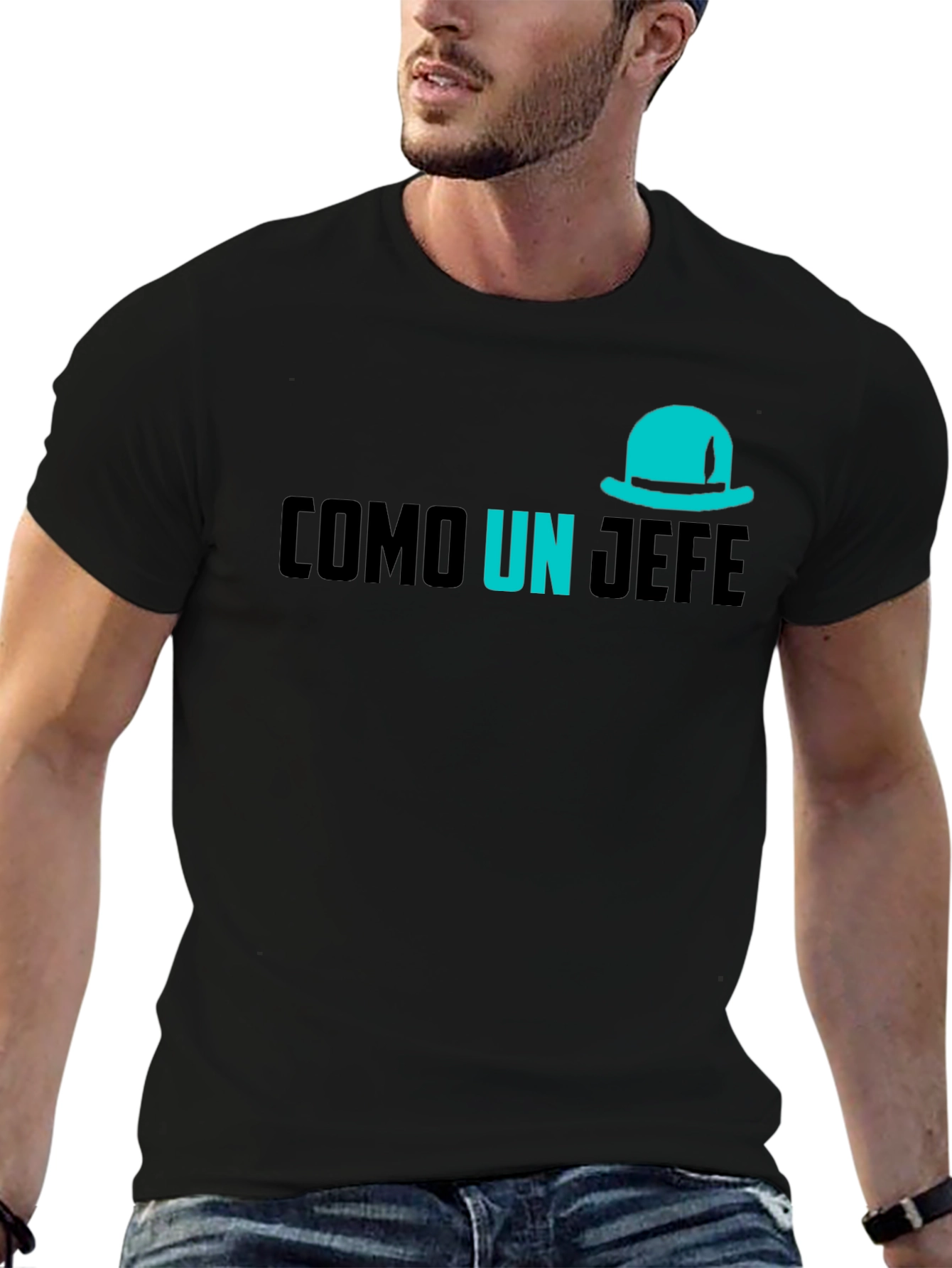 Como Un Jefe T-Shirt - Black Graphic Tee