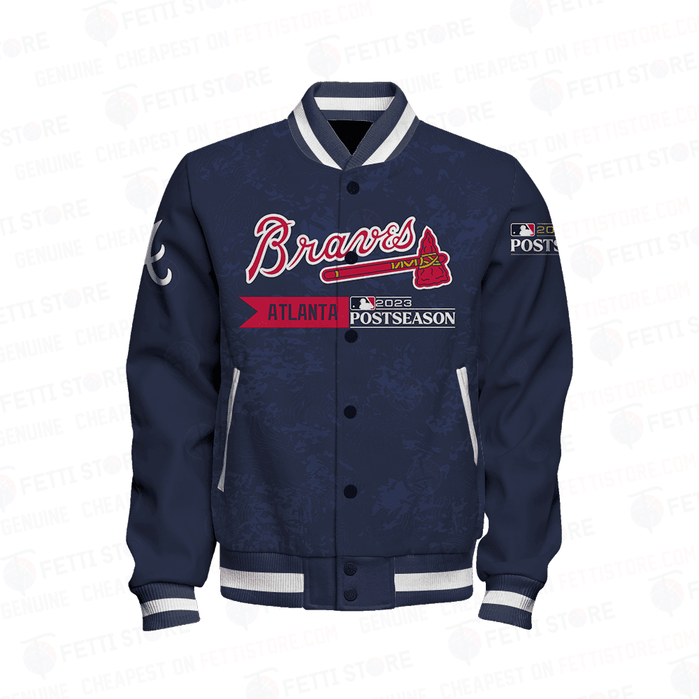 Atlanta Braves - Major League Baseball AOP Varsity Jacket V15 - All-Over-Printed Jacket