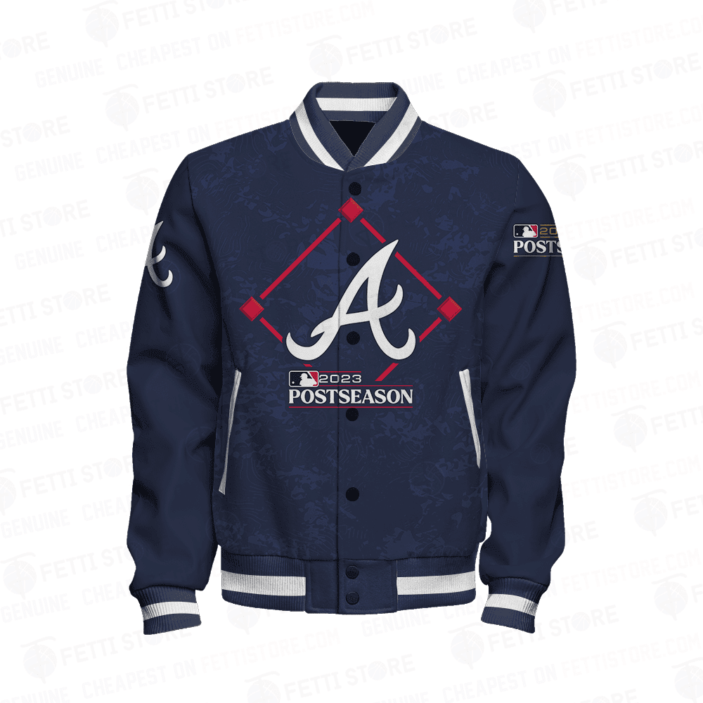 Atlanta Braves - Major League Baseball AOP Varsity Jacket V14 - All-Over-Printed Jacket