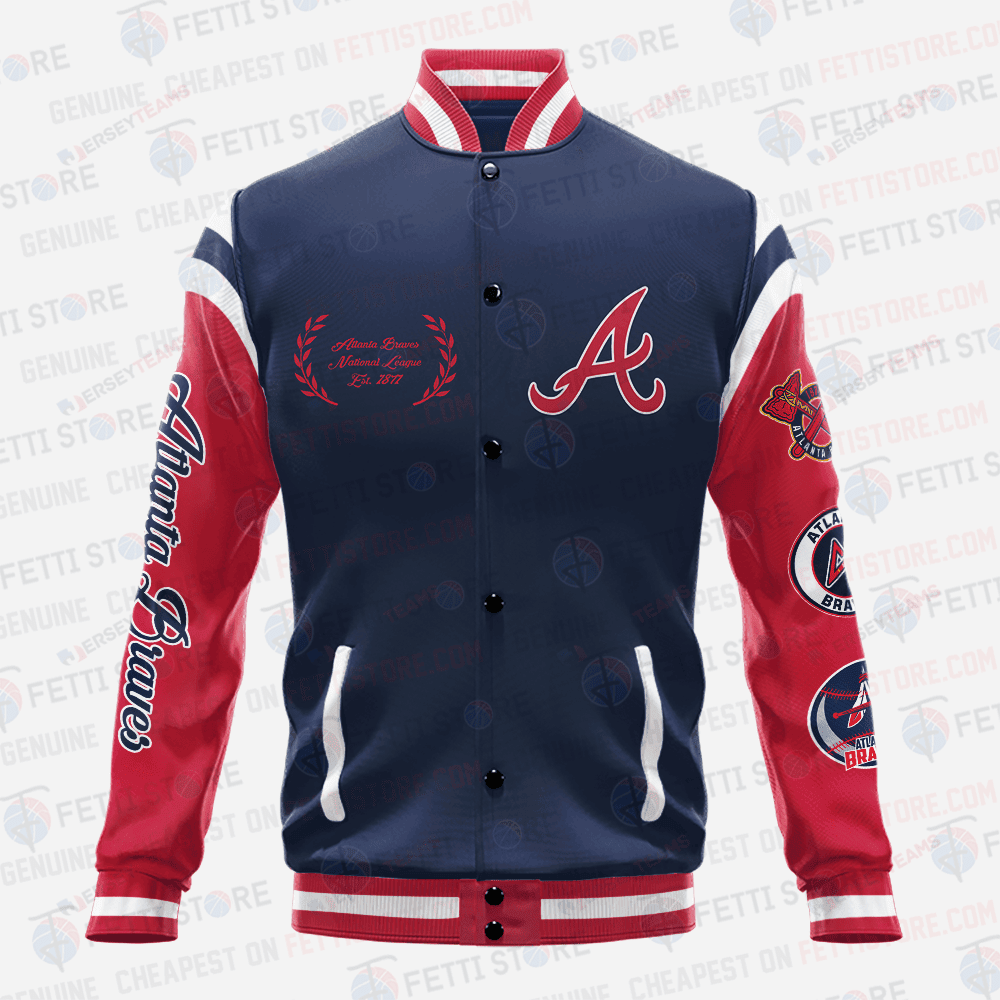 Atlanta Braves Major League Baseball AOP Varsity Jacket SH1 V1 - All-Over-Printed Jacket