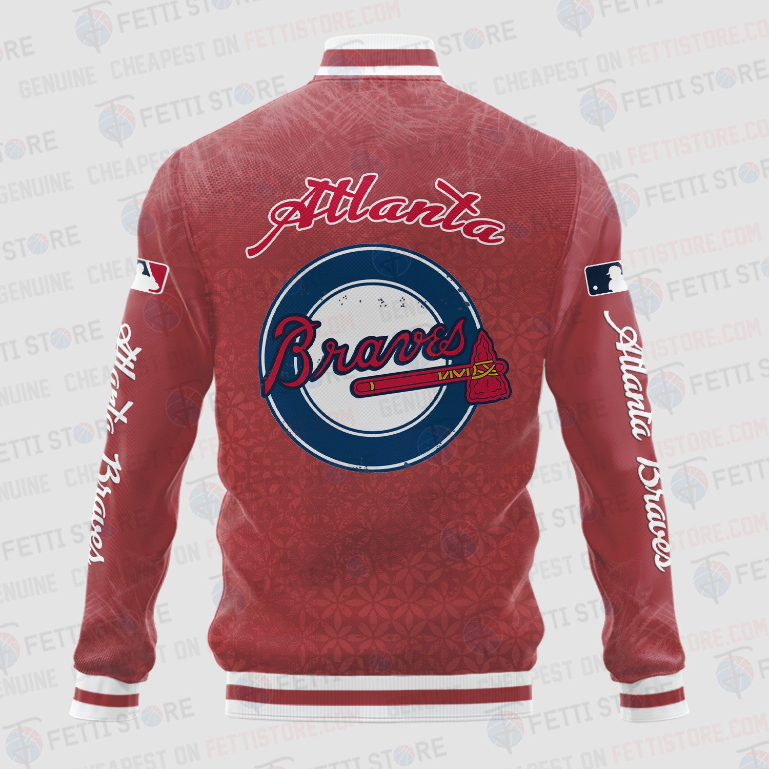 Atlanta Braves - Major League Baseball AOP Varsity Jacket V8 - All-Over-Printed Jacket
