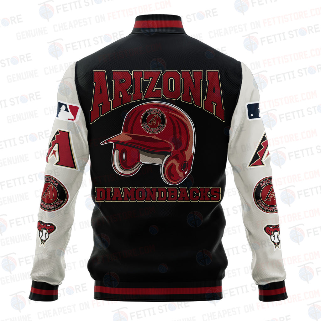 Arizona Diamondbacks - Major League Baseball AOP Varsity Jacket V2 - All-Over-Printed Jacket