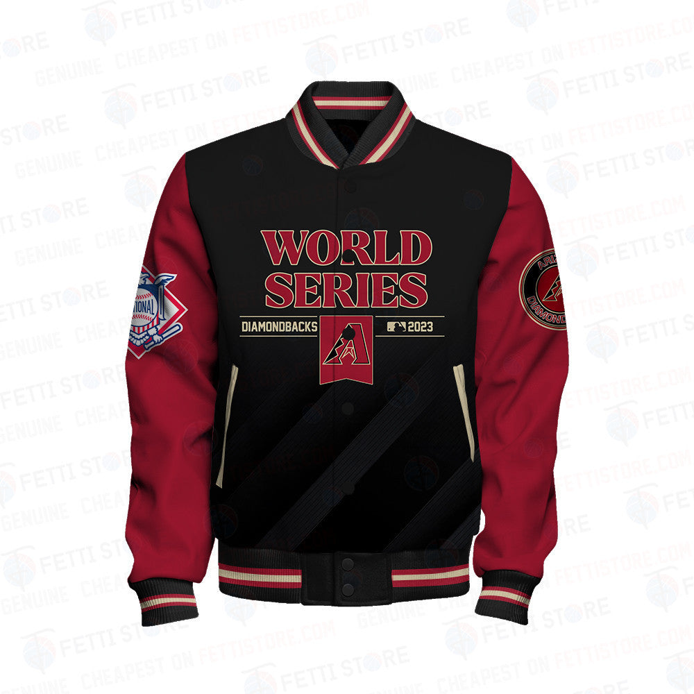 Arizona Diamondbacks - Major League Baseball AOP Varsity Jacket V15 - All-Over-Printed Jacket