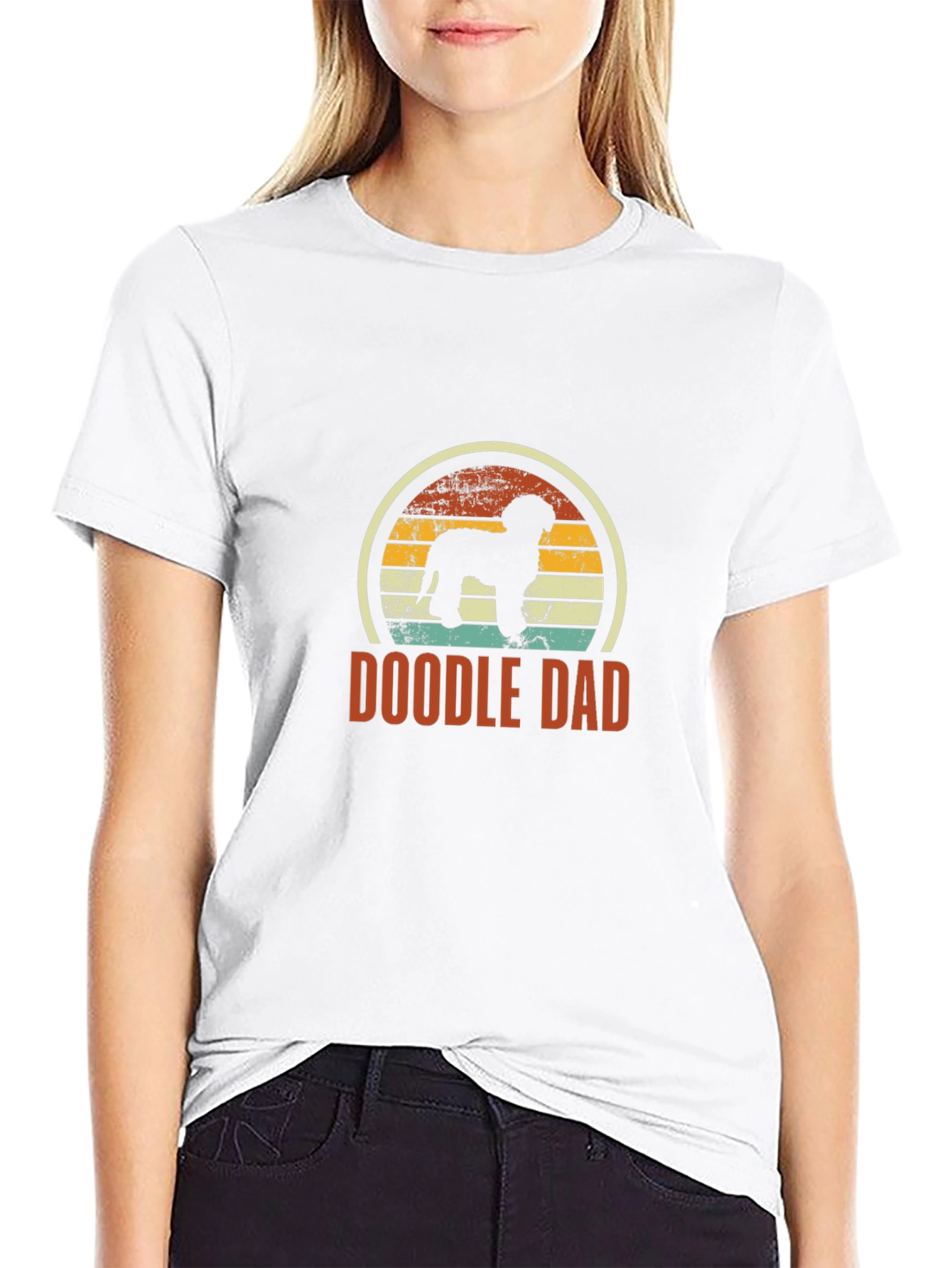 Doodle Dad T-Shirt: Vintage Dog Lover Tee
