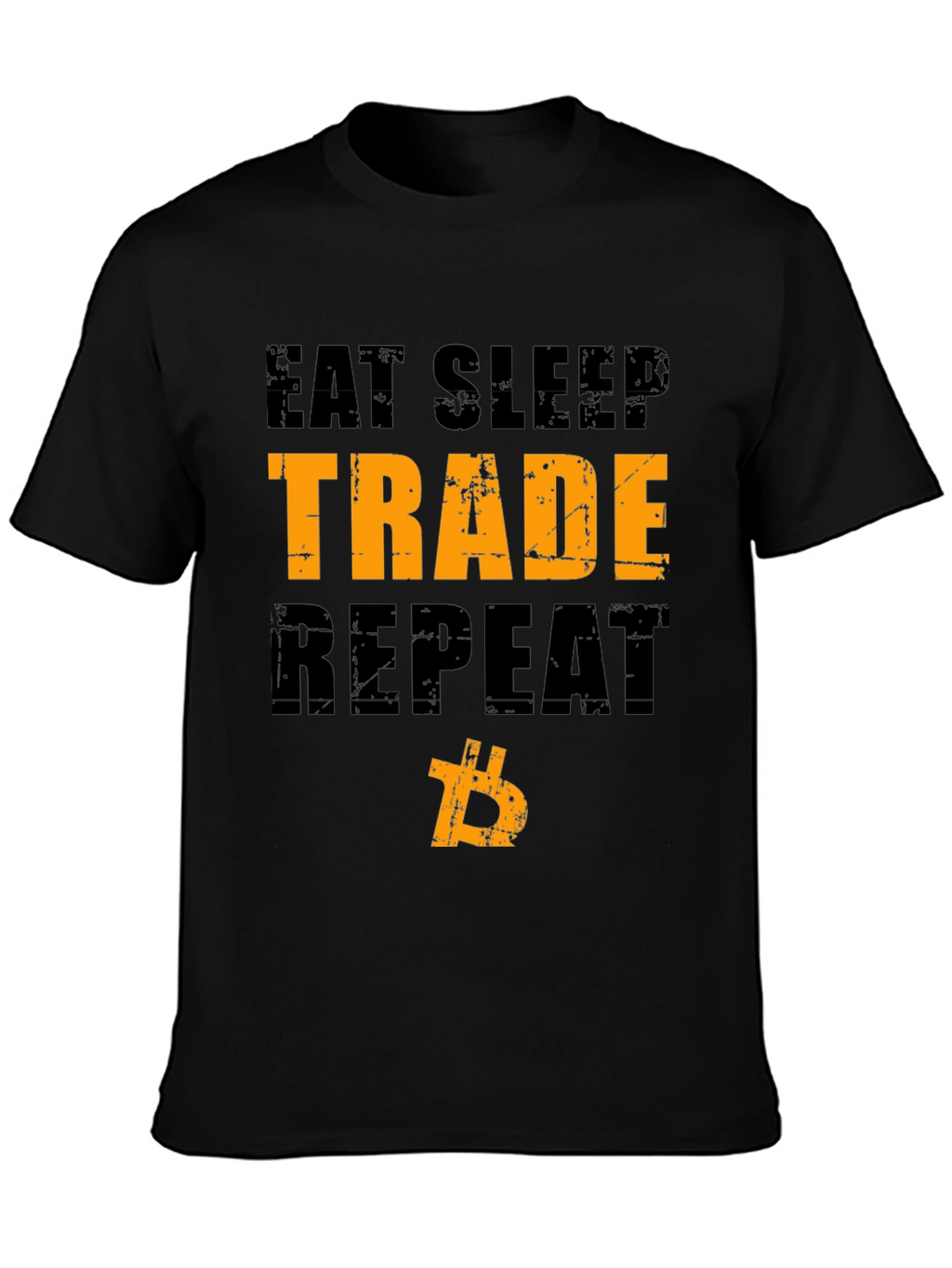 Eat Sleep Trade Repeat Bitcoin T-Shirt