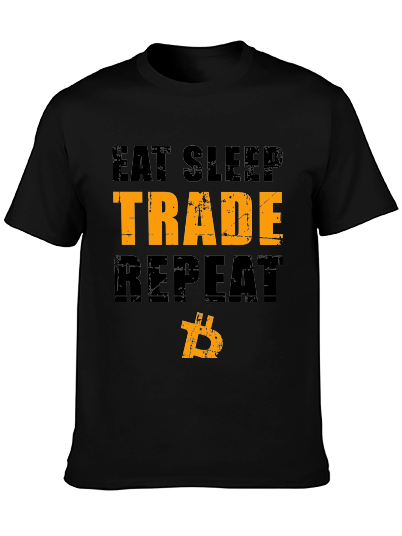 Eat Sleep Trade Repeat Bitcoin T-Shirt