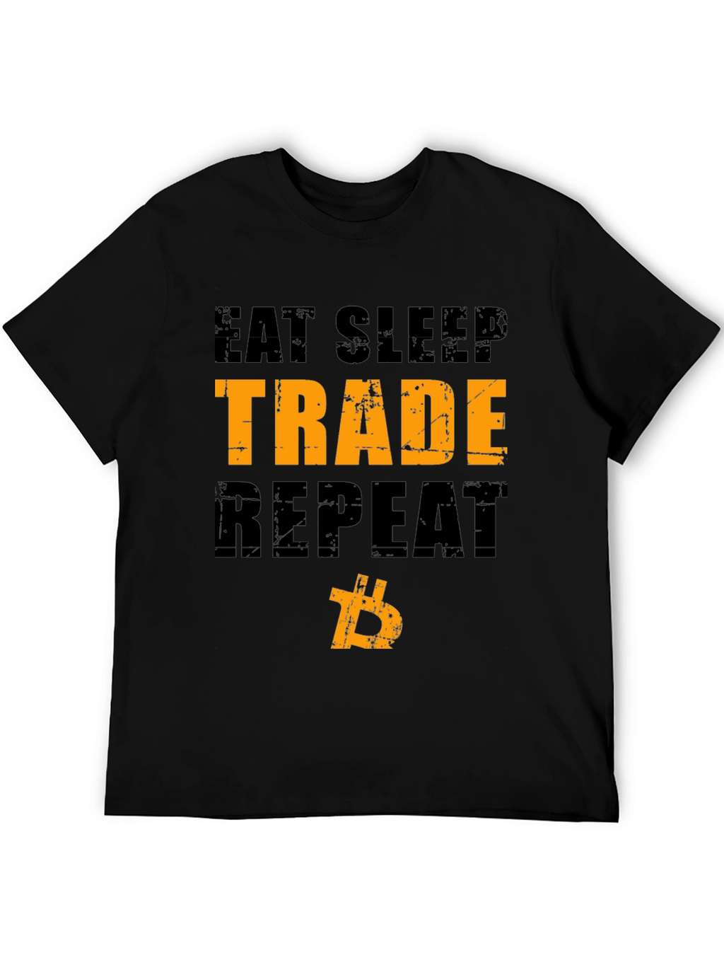 Eat Sleep Trade Repeat Bitcoin T-Shirt