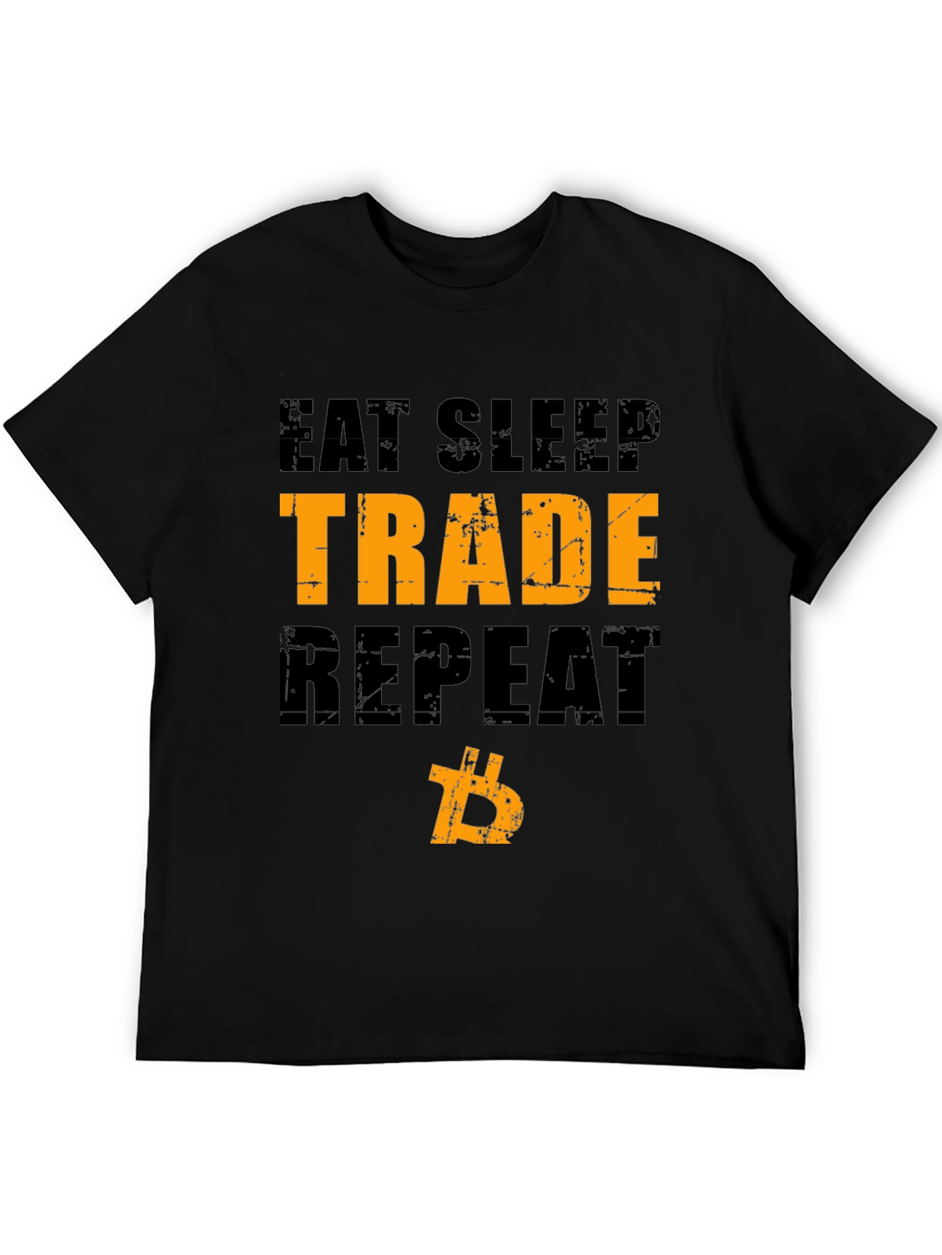 Eat Sleep Trade Repeat Bitcoin T-Shirt