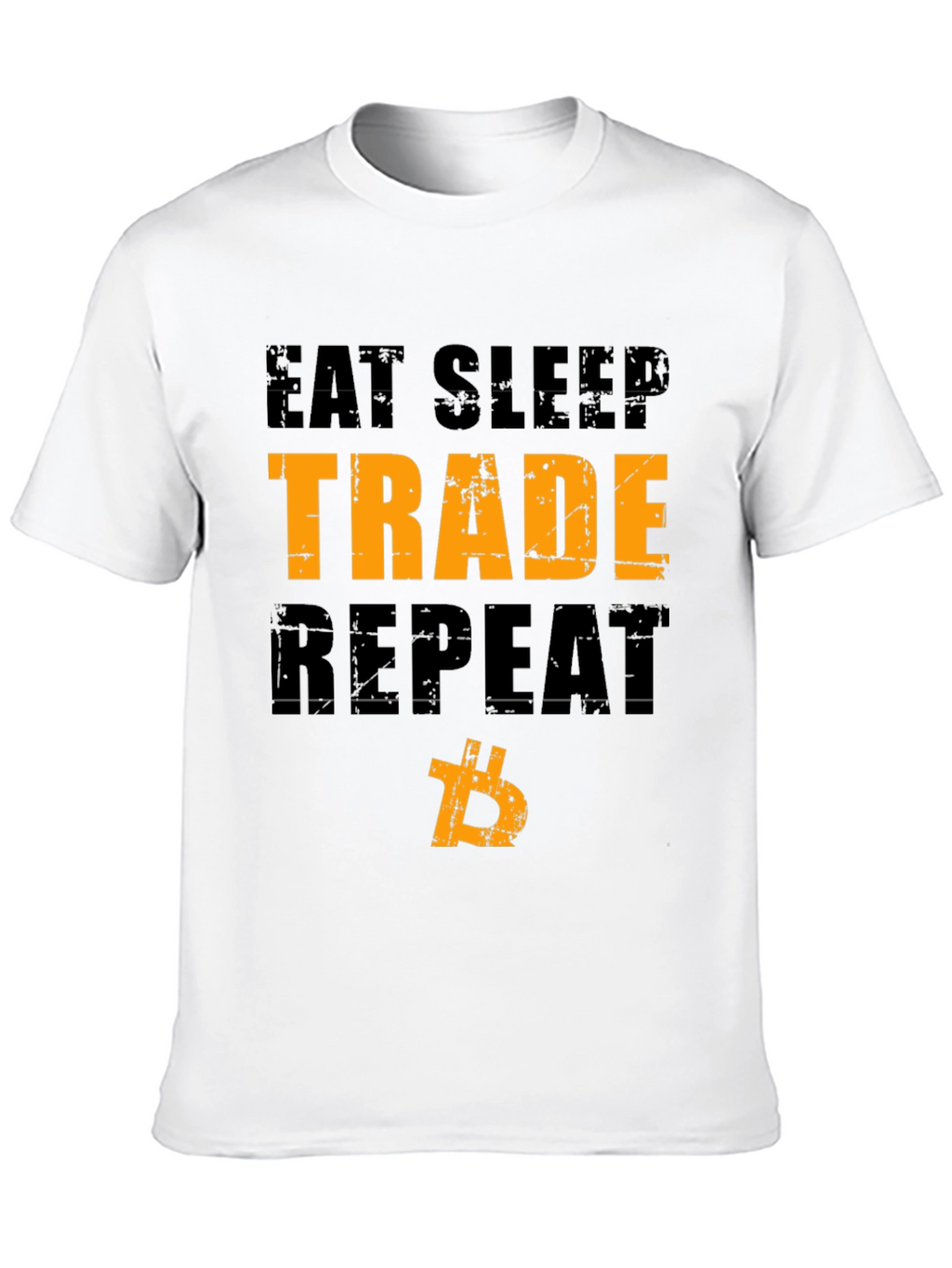 Eat Sleep Trade Repeat Bitcoin T-Shirt