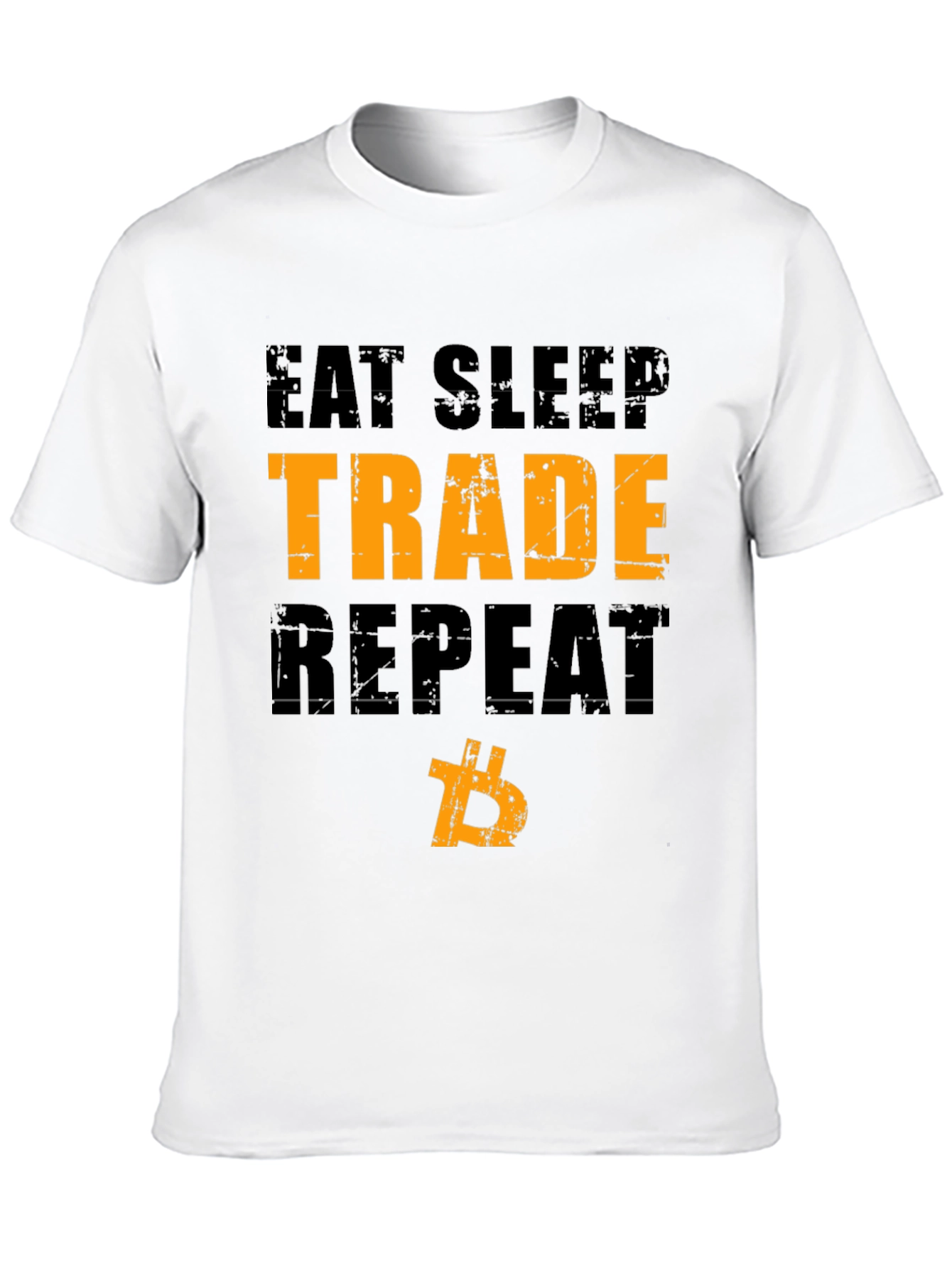 Eat Sleep Trade Repeat Bitcoin T-Shirt