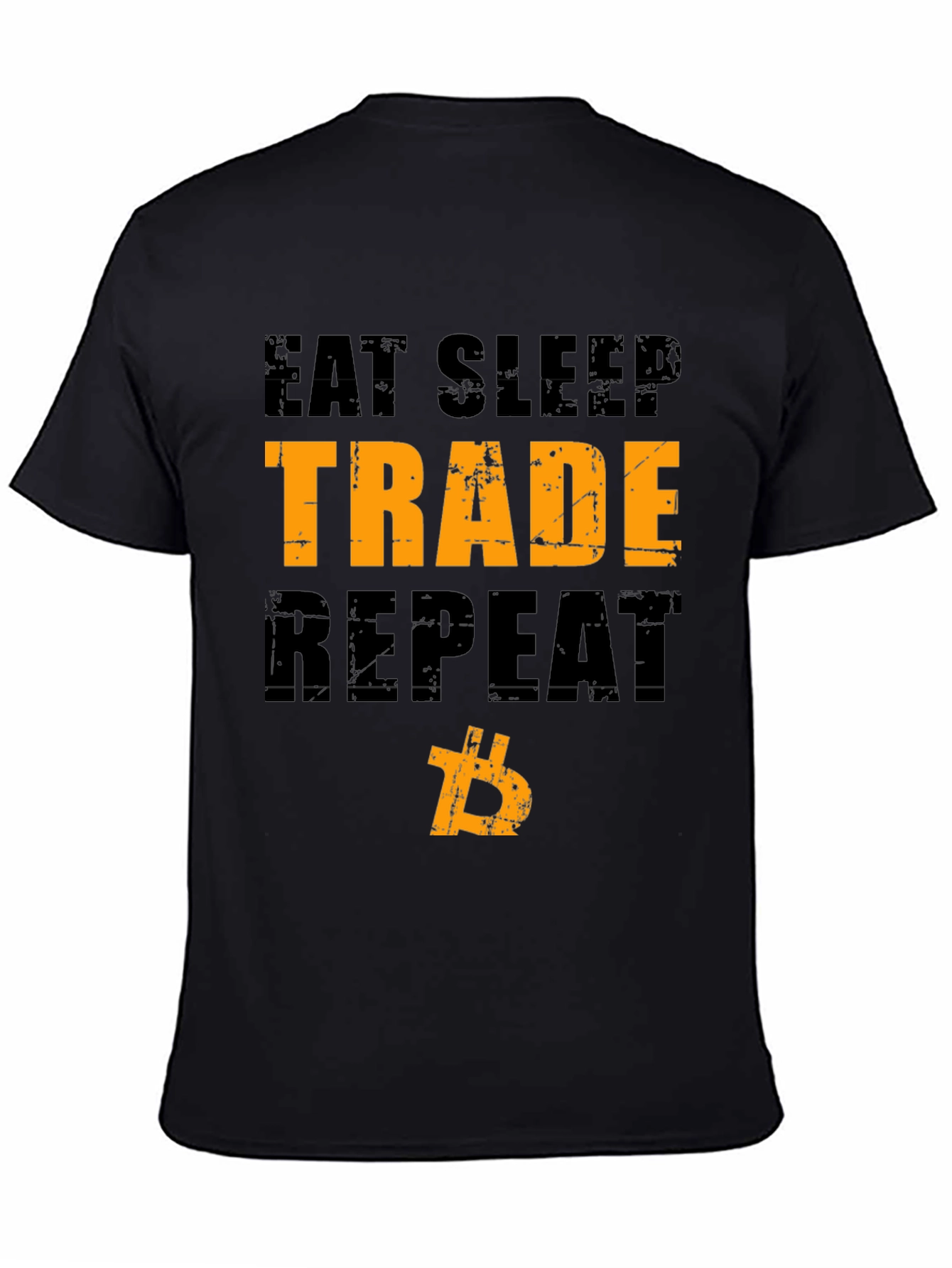 Eat Sleep Trade Repeat Bitcoin T-Shirt