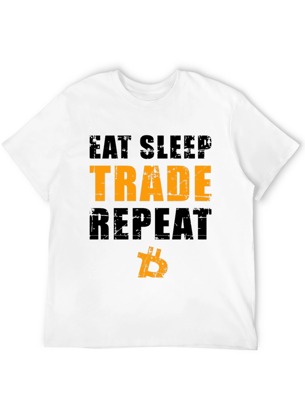 Eat Sleep Trade Repeat Bitcoin T-Shirt