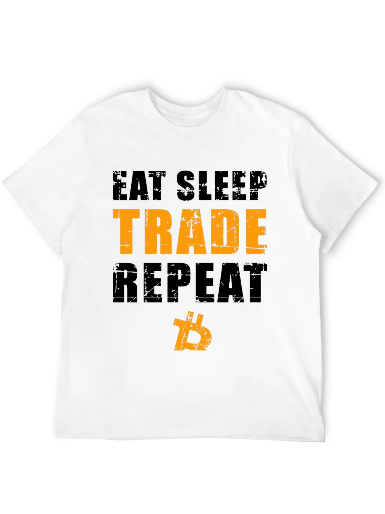Eat Sleep Trade Repeat Bitcoin T-Shirt