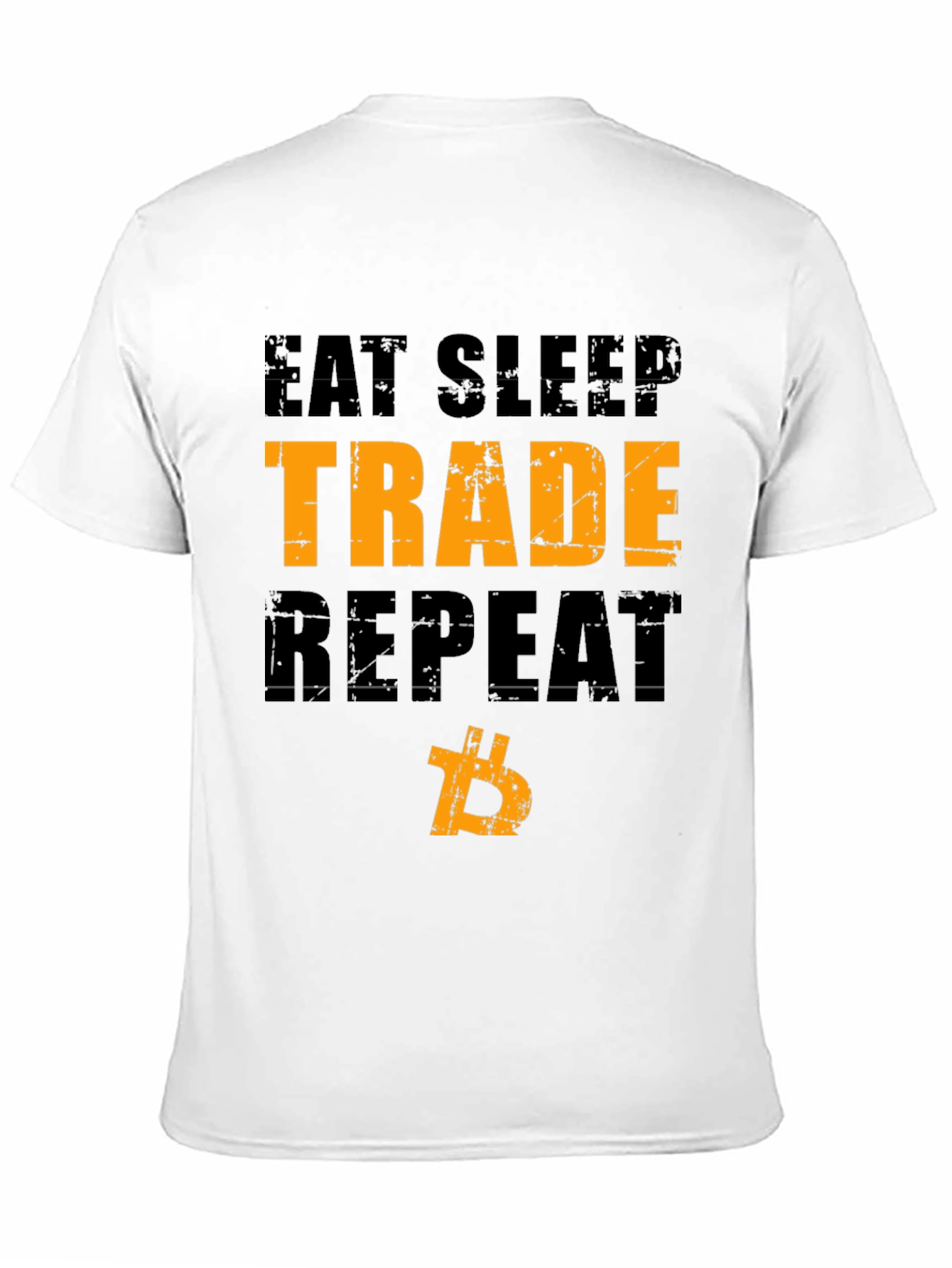 Eat Sleep Trade Repeat Bitcoin T-Shirt