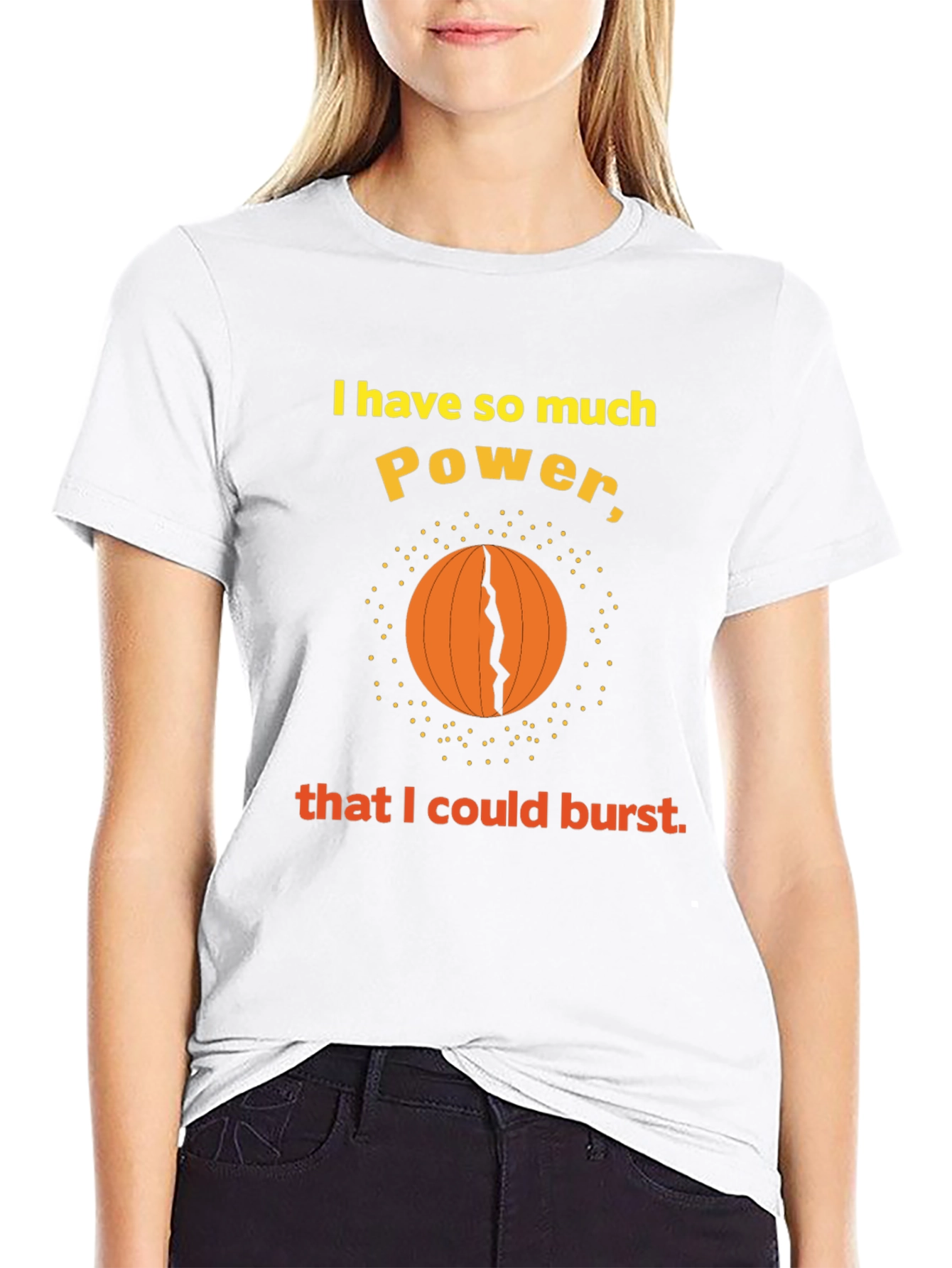 Power Burst Graphic Tee - Funny T-Shirt