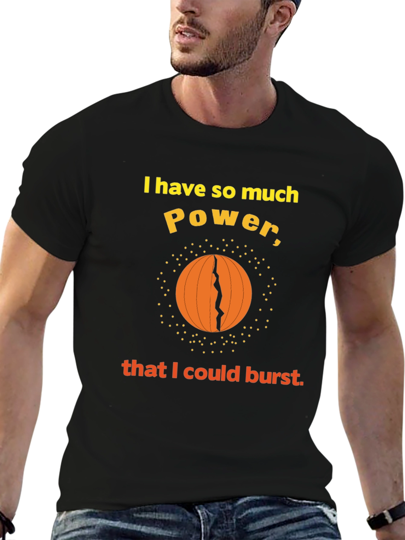 Power Burst Graphic Tee - Funny T-Shirt