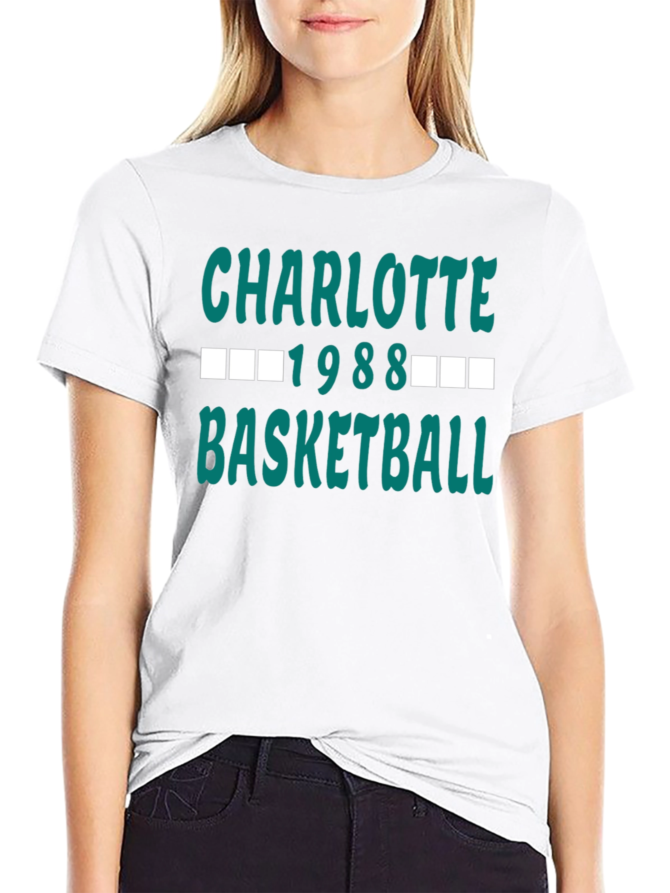 Charlotte 1988 Basketball Graphic Tee
