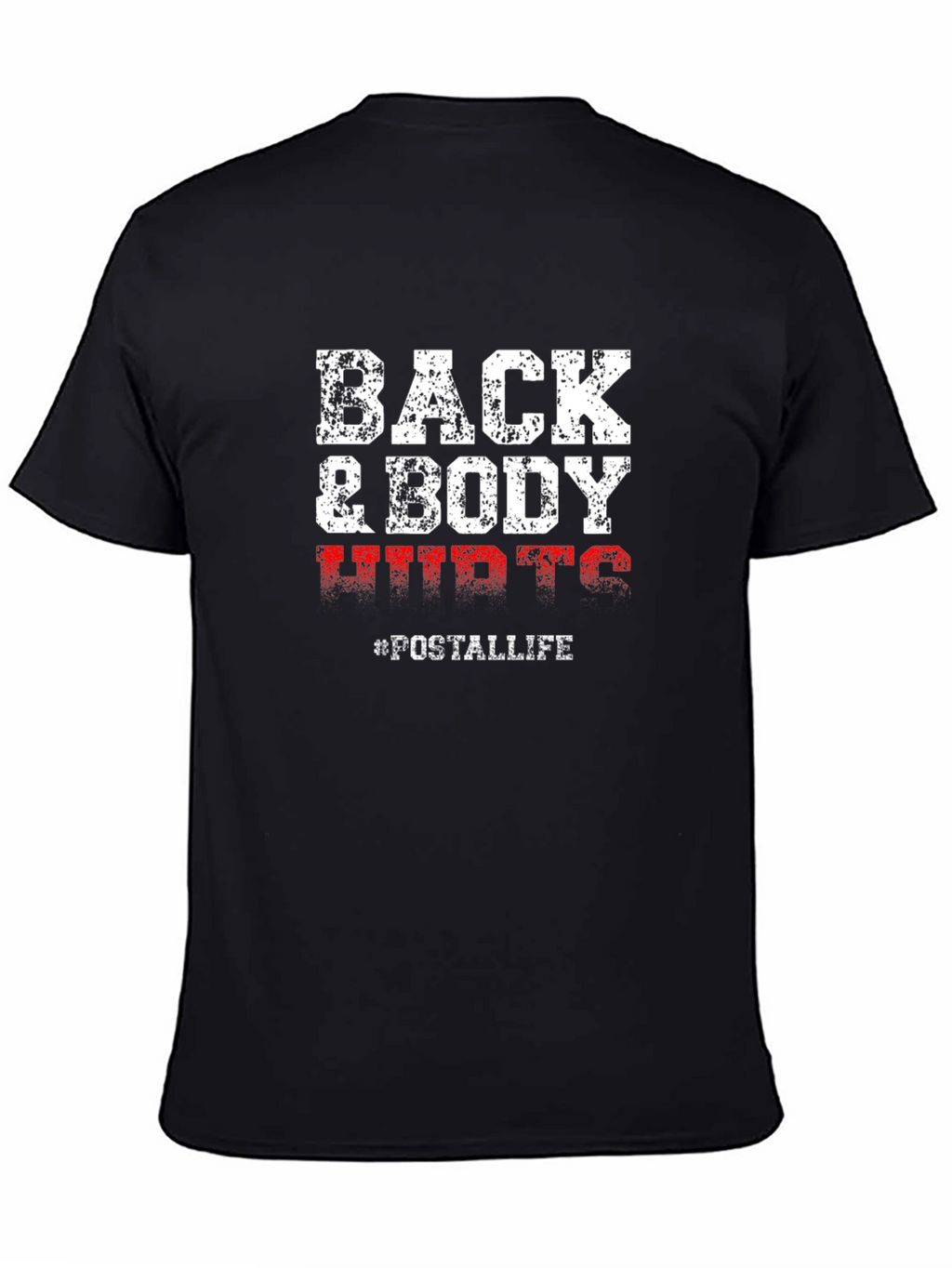 Back & Body UWTG #POSTALLIFE Graphic Tee
