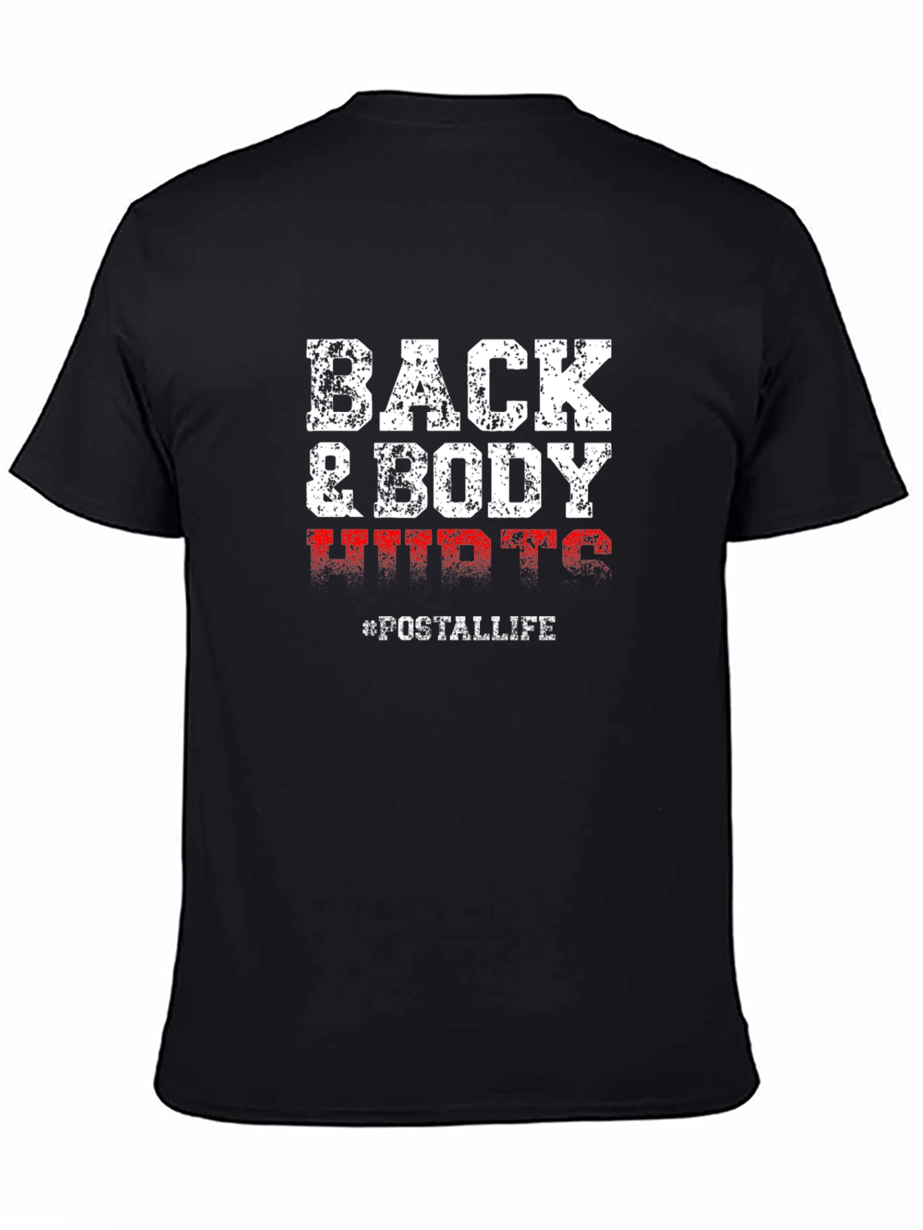 Back & Body UWTG #POSTALLIFE Graphic Tee