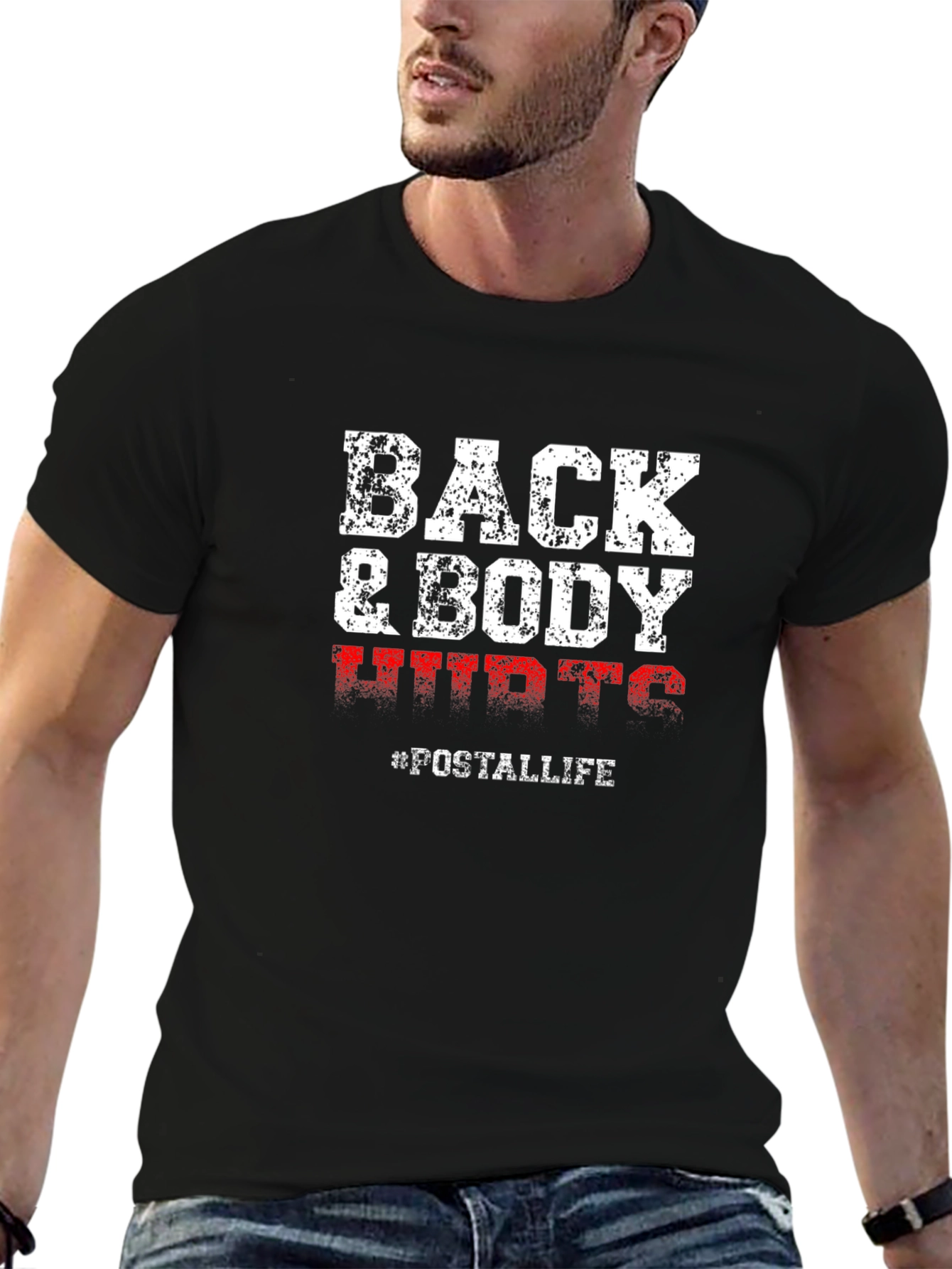 Back & Body UWTG #POSTALLIFE Graphic Tee