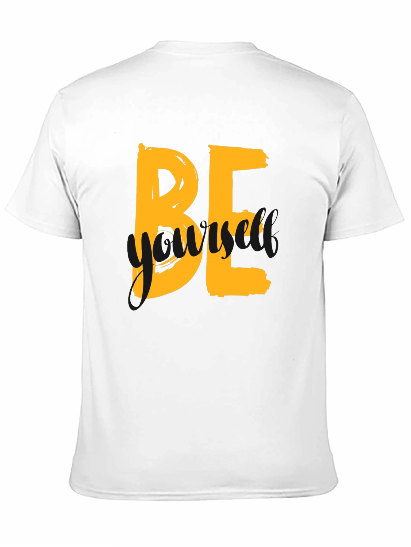 Be Yourself Graphic Tee - Trendy Black T-Shirt
