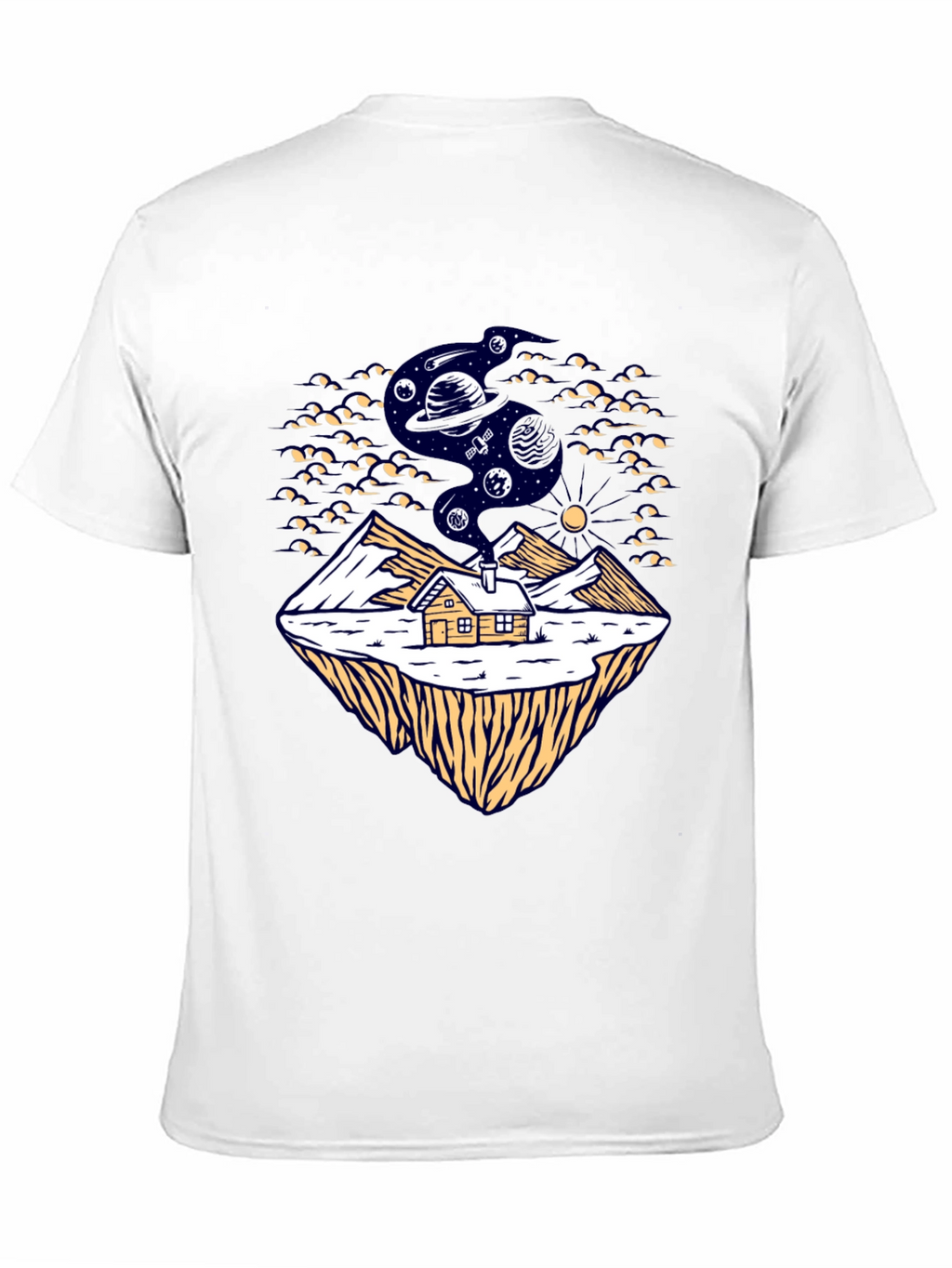 Cosmic Cabin Black T-Shirt