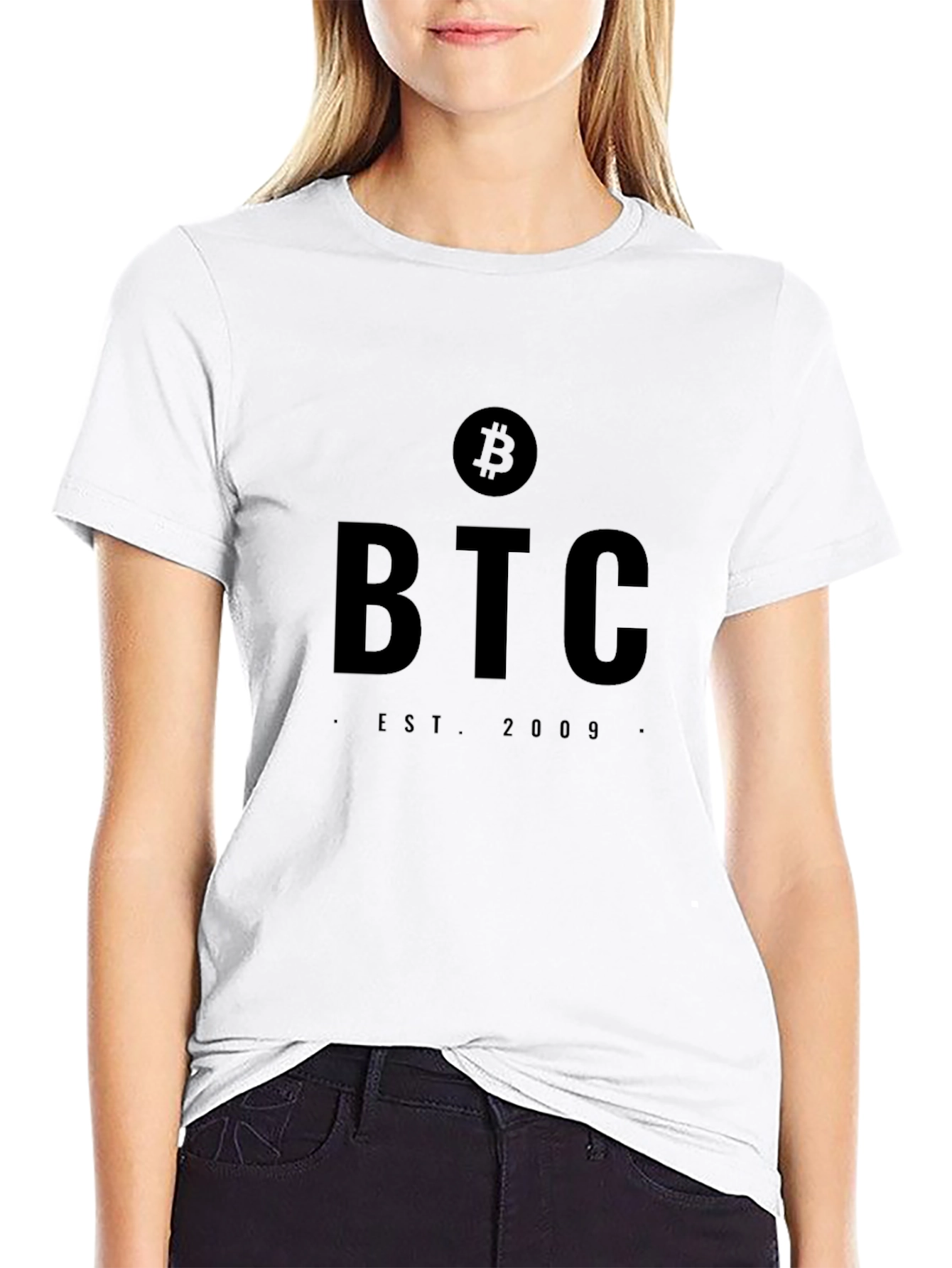 Bitcoin BTC Est. 2009 Black T-Shirt