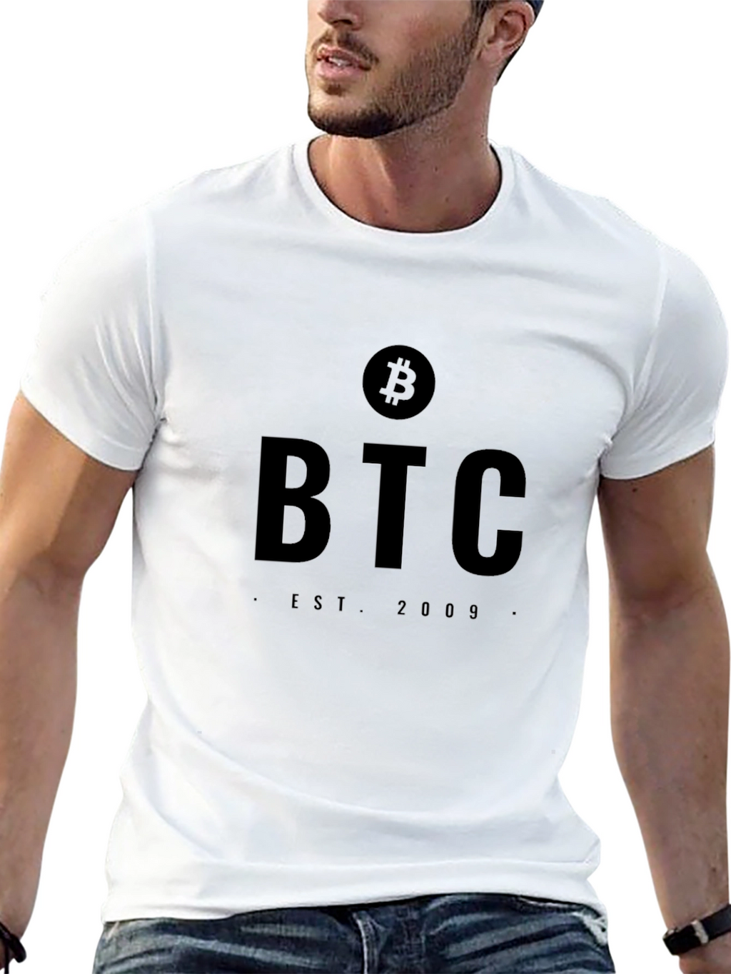 Bitcoin BTC Est. 2009 Black T-Shirt