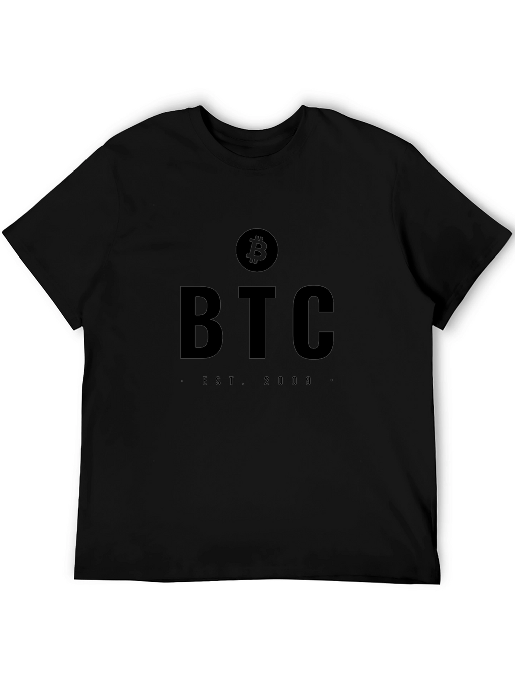 Bitcoin BTC Est. 2009 Black T-Shirt
